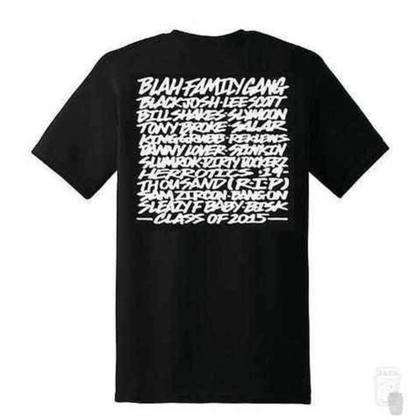 Blah Records 'Blah Family Gang 2015' T-Shirt