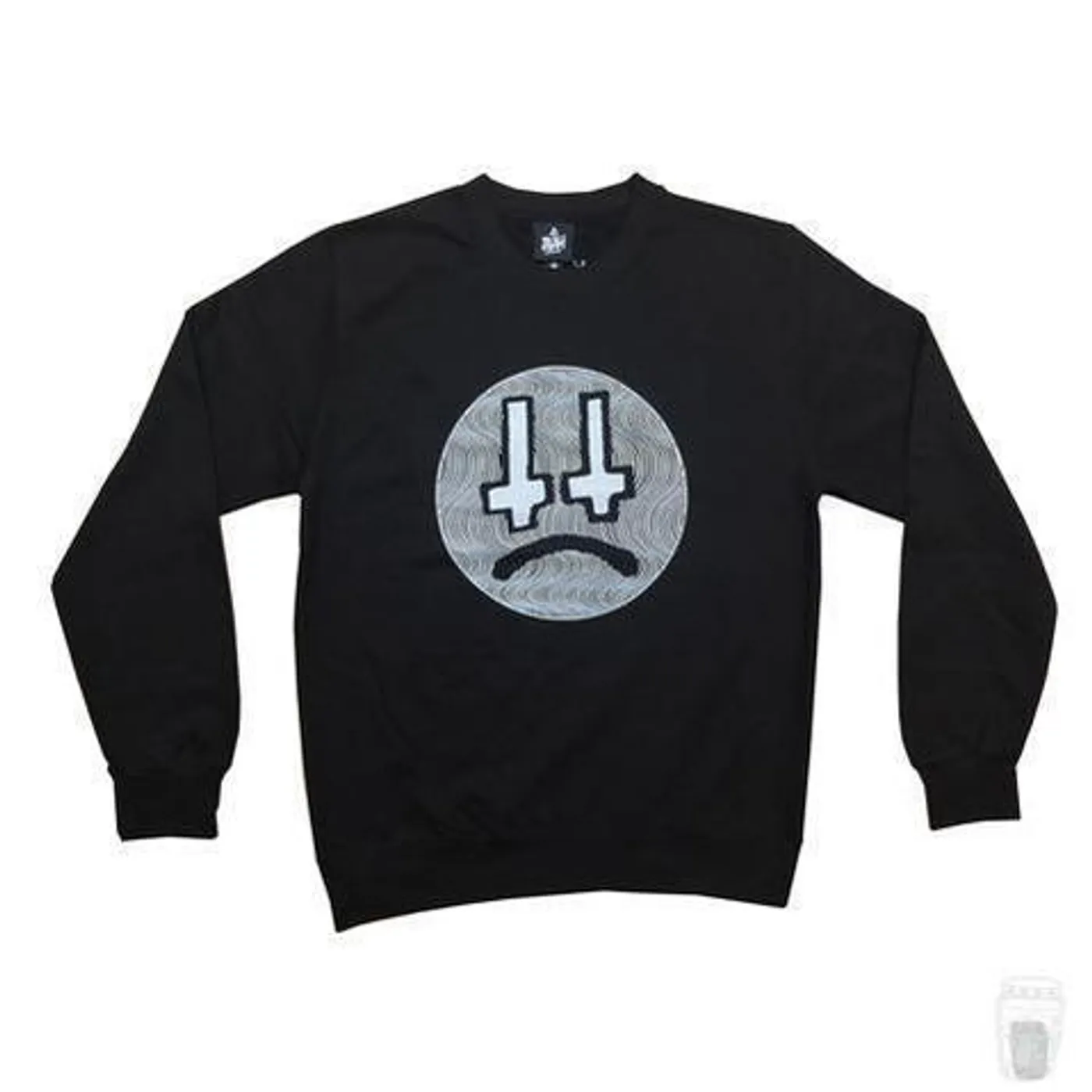 Lee Scott 'Cross Face' Sweatshirt (Jet Black)