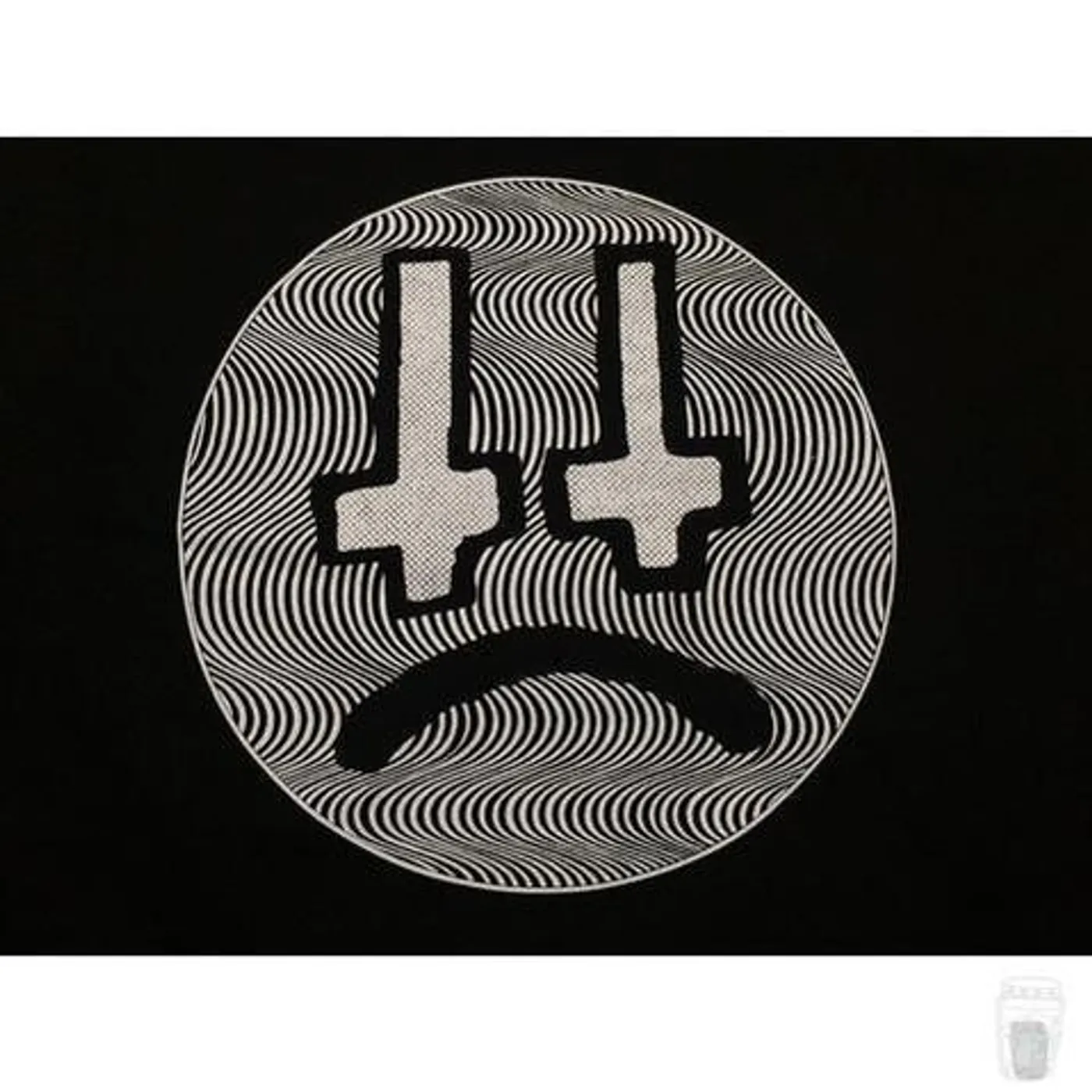 Lee Scott 'Cross Face' Sweatshirt (Jet Black)