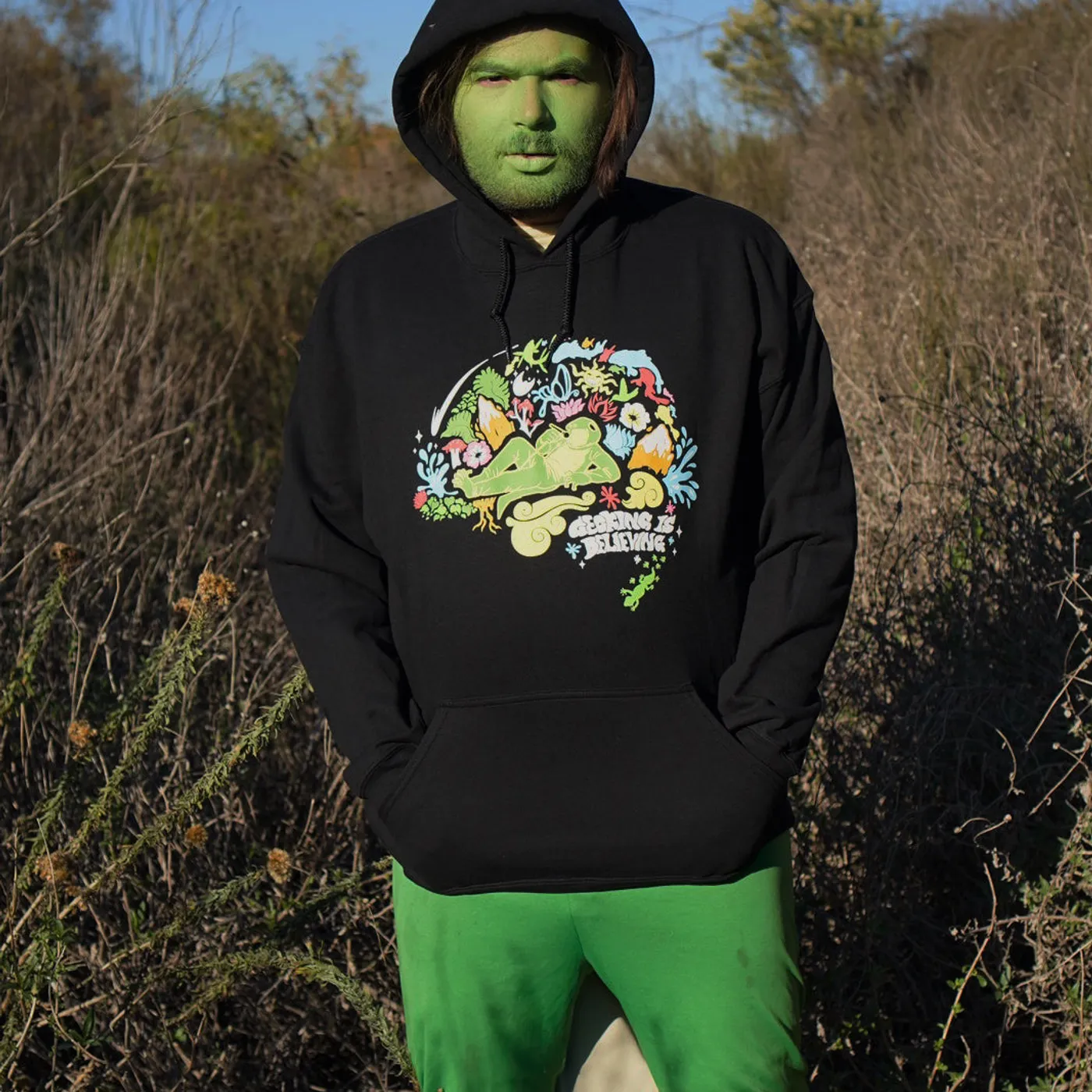 Therapy Gecko GECKING IS BELIEVING HOODIE