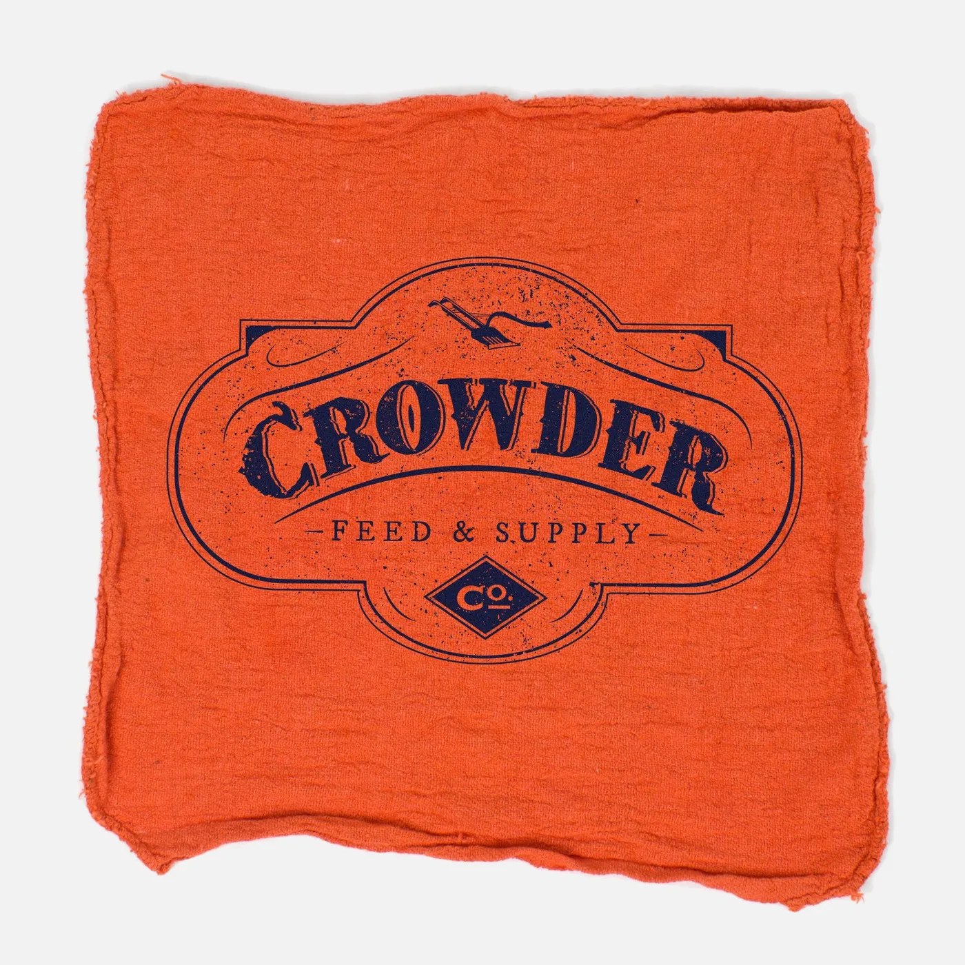 Crowder 'Feed & Supply' Shop Rag