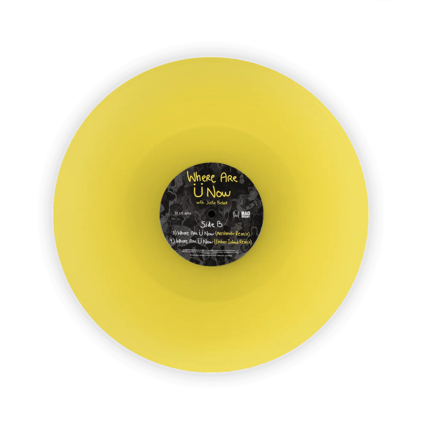 Jack Ü 'WHERE ARE Ü NOW (featuring Justin Bieber)' Vinyl
