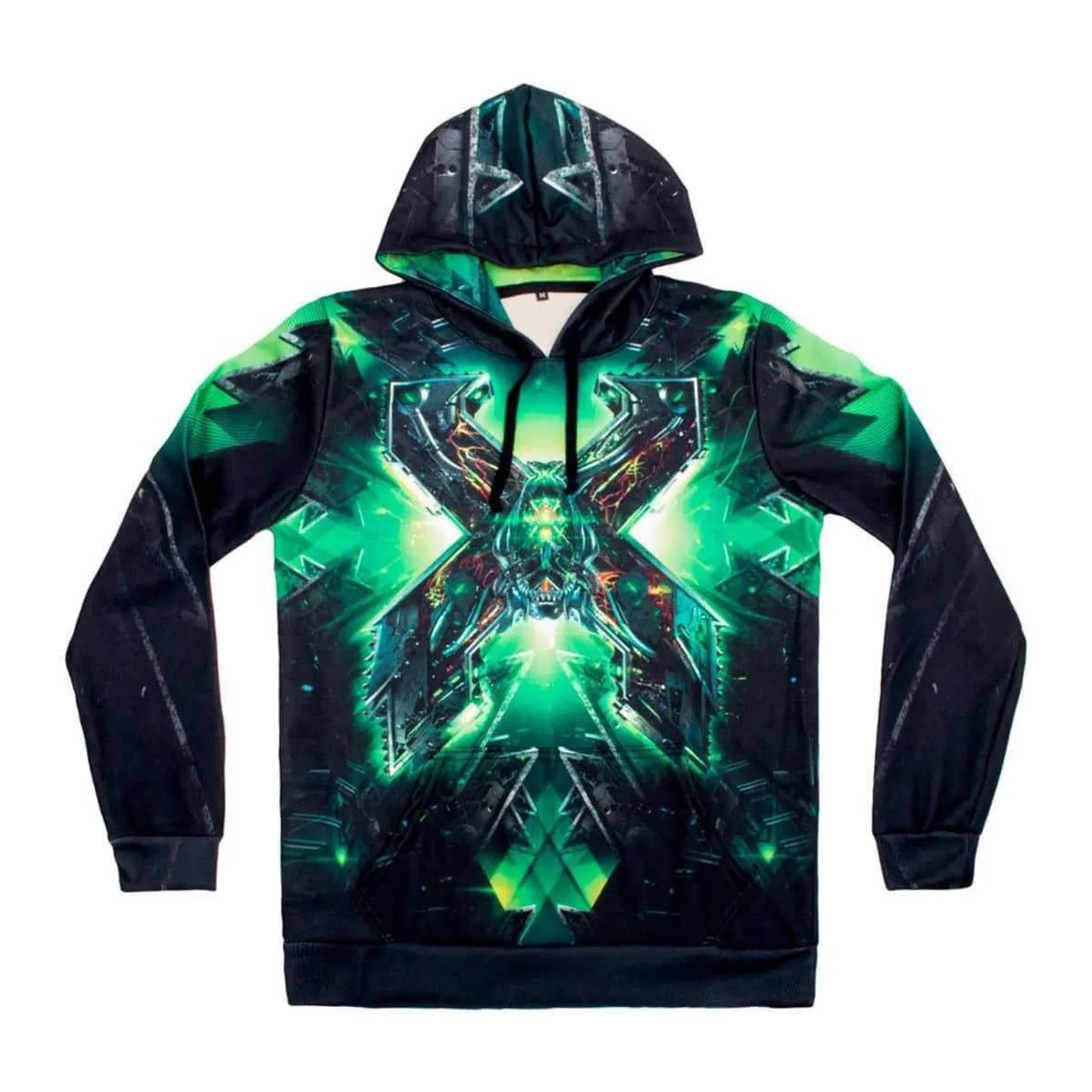 Excision 'The Paradox Tour 2018' Dye Sub Hoodie - Green/Black
