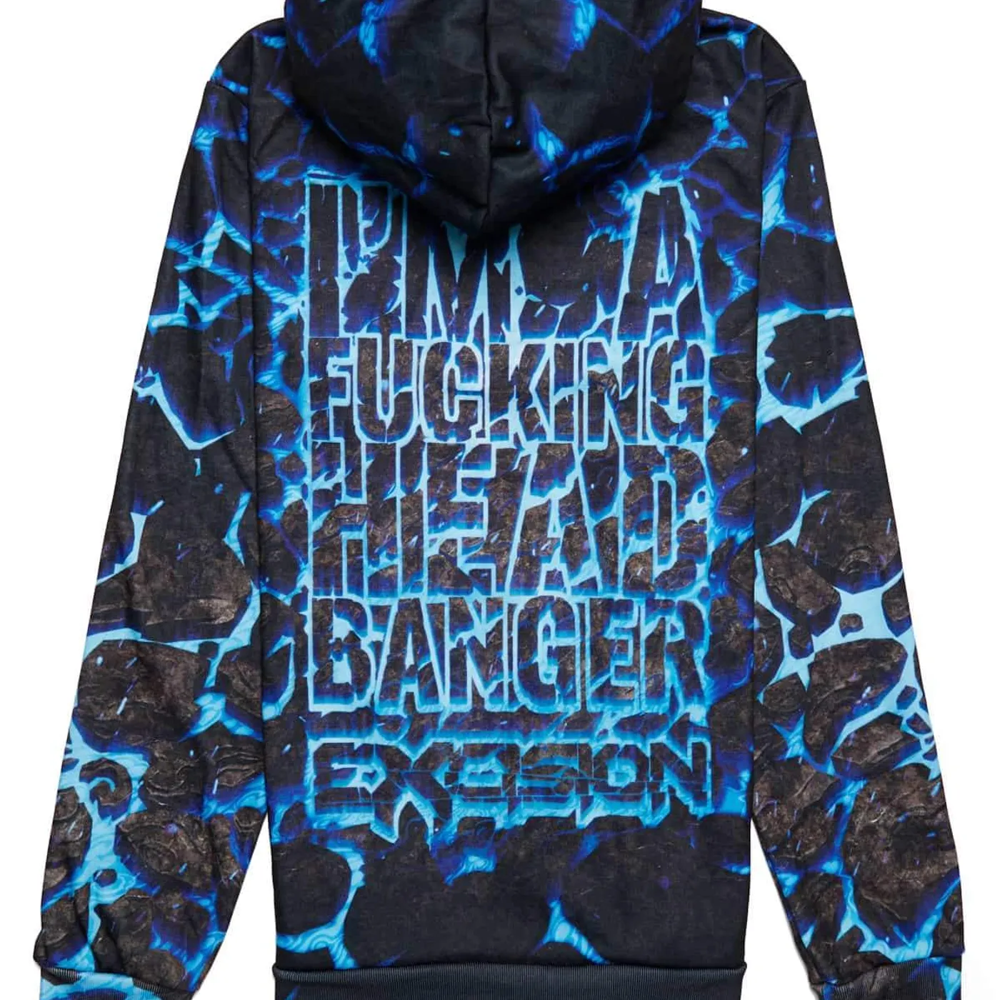 Excision' Headbanger' Hoodie - Lost Lands Edition - Blue
