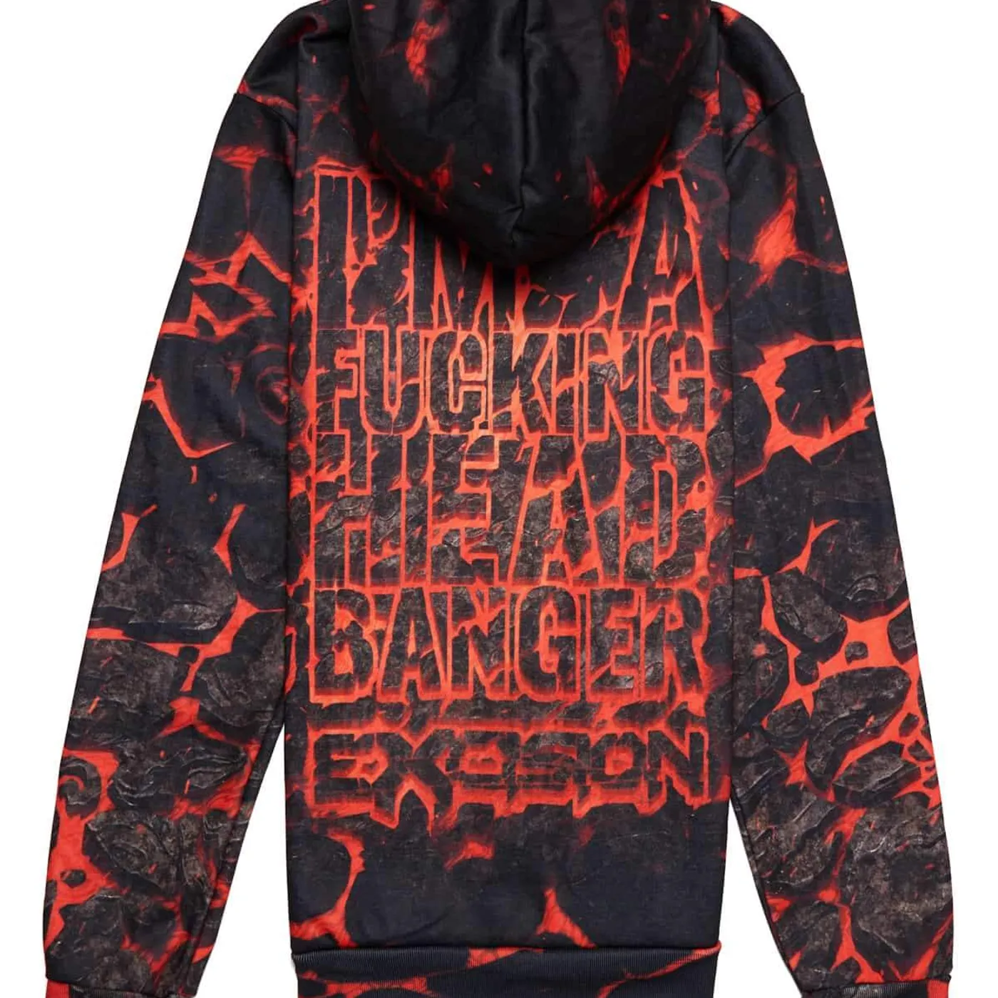 Excision' Headbanger' Hoodie - Lost Lands Edition - Red