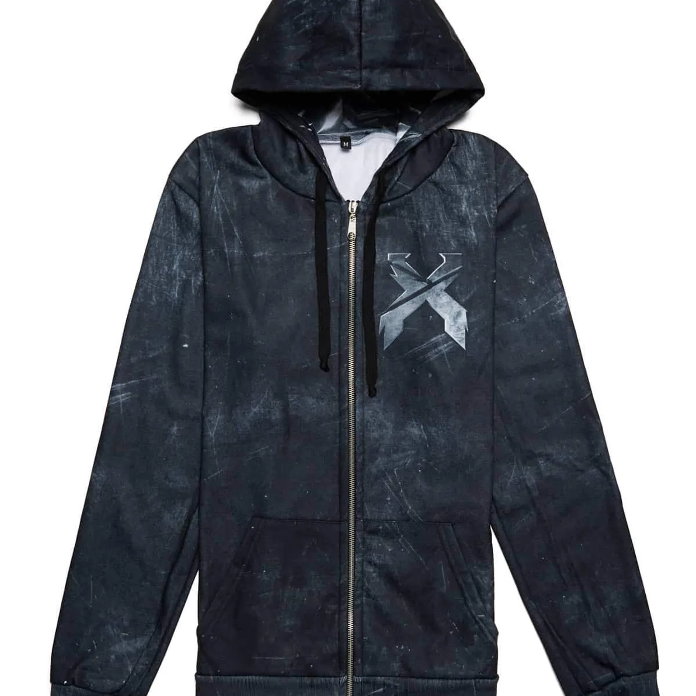 Excision ‘Decepticon’ Full-Zip Hoodie - Onyx