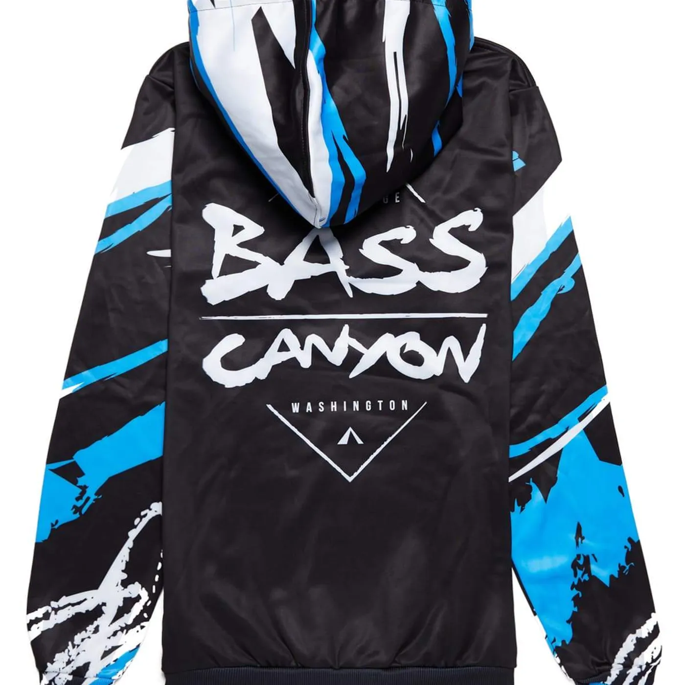 Excision Bass Canyon 'Swirls' Hoodie - Black/Blue/White