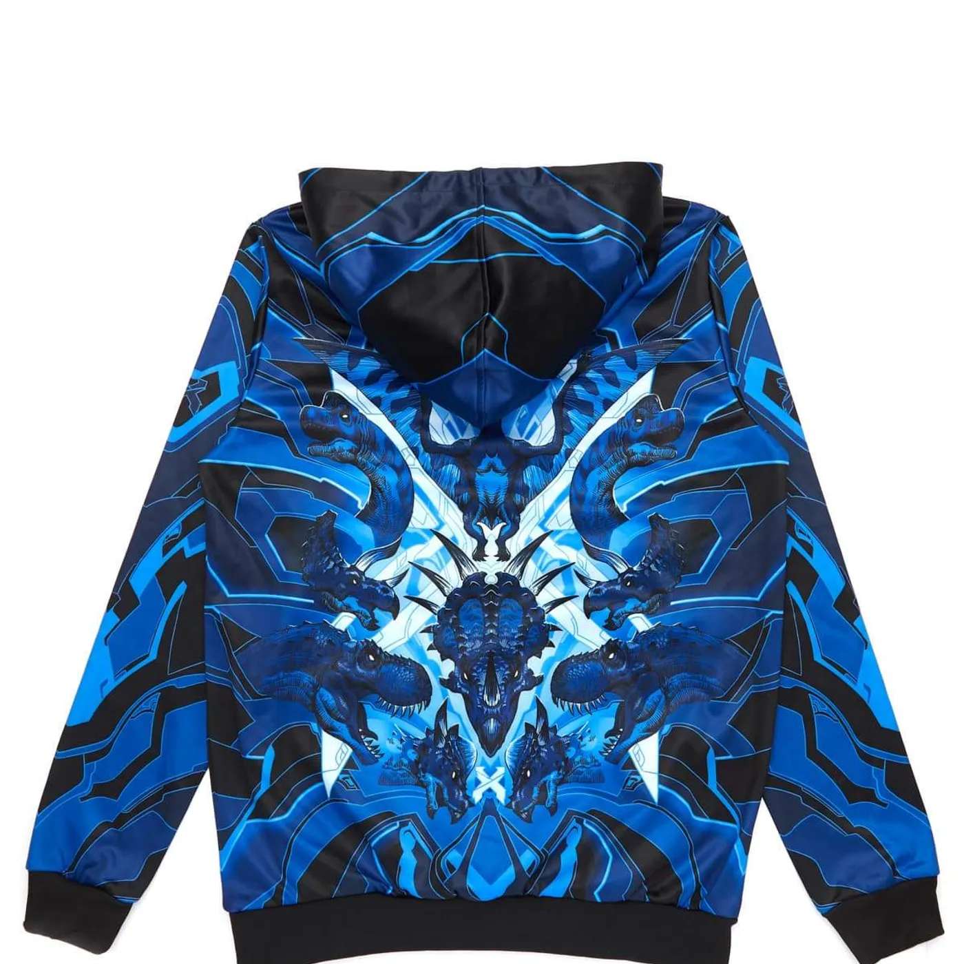 Excision 'DinoX' Dye Sub Hoodie - Blue