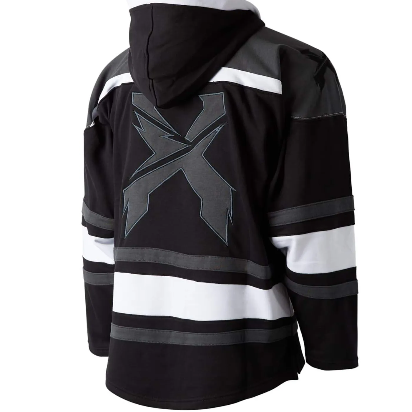 Excision 'Rex' Lacer Hoodie - Black/Grey/White