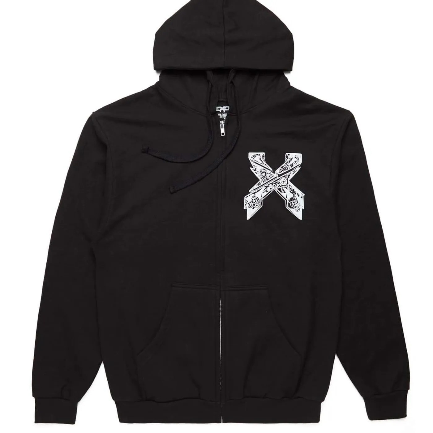 Excision Evolution Tour Zip Hoodie V2 - Black