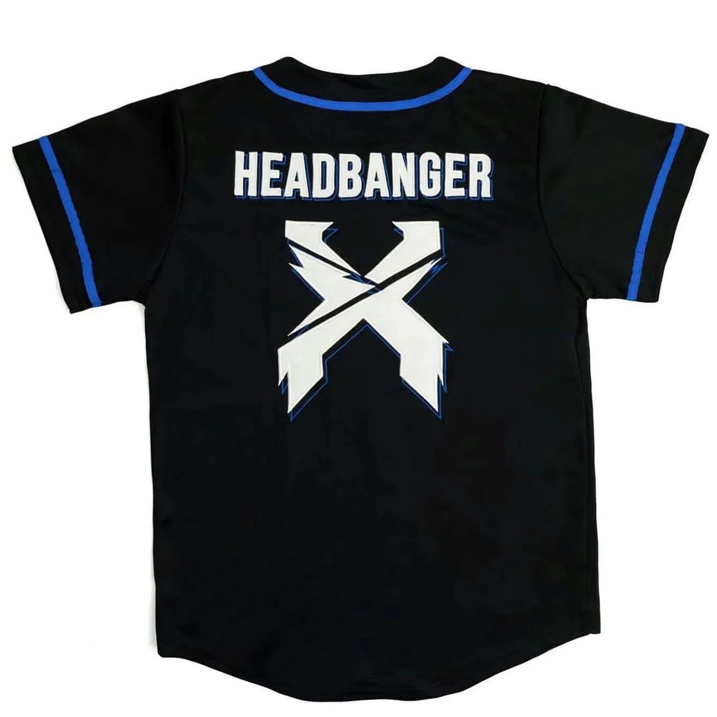 Excision Baseball Jersey - Black/Blue