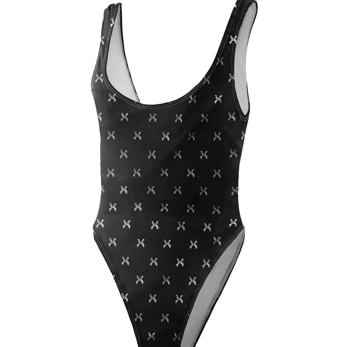 Excision 'Sliced' Logo All Over Print Women's Body Suit