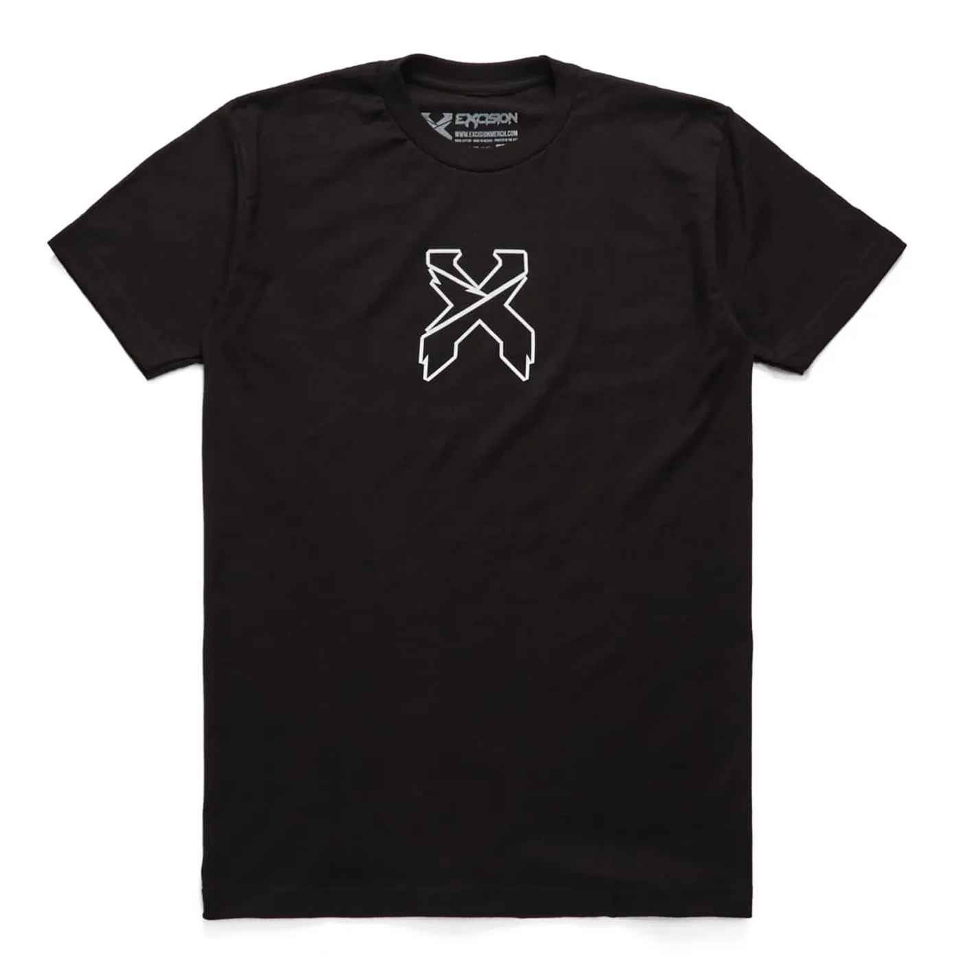 Excision Vertical Tee - Black