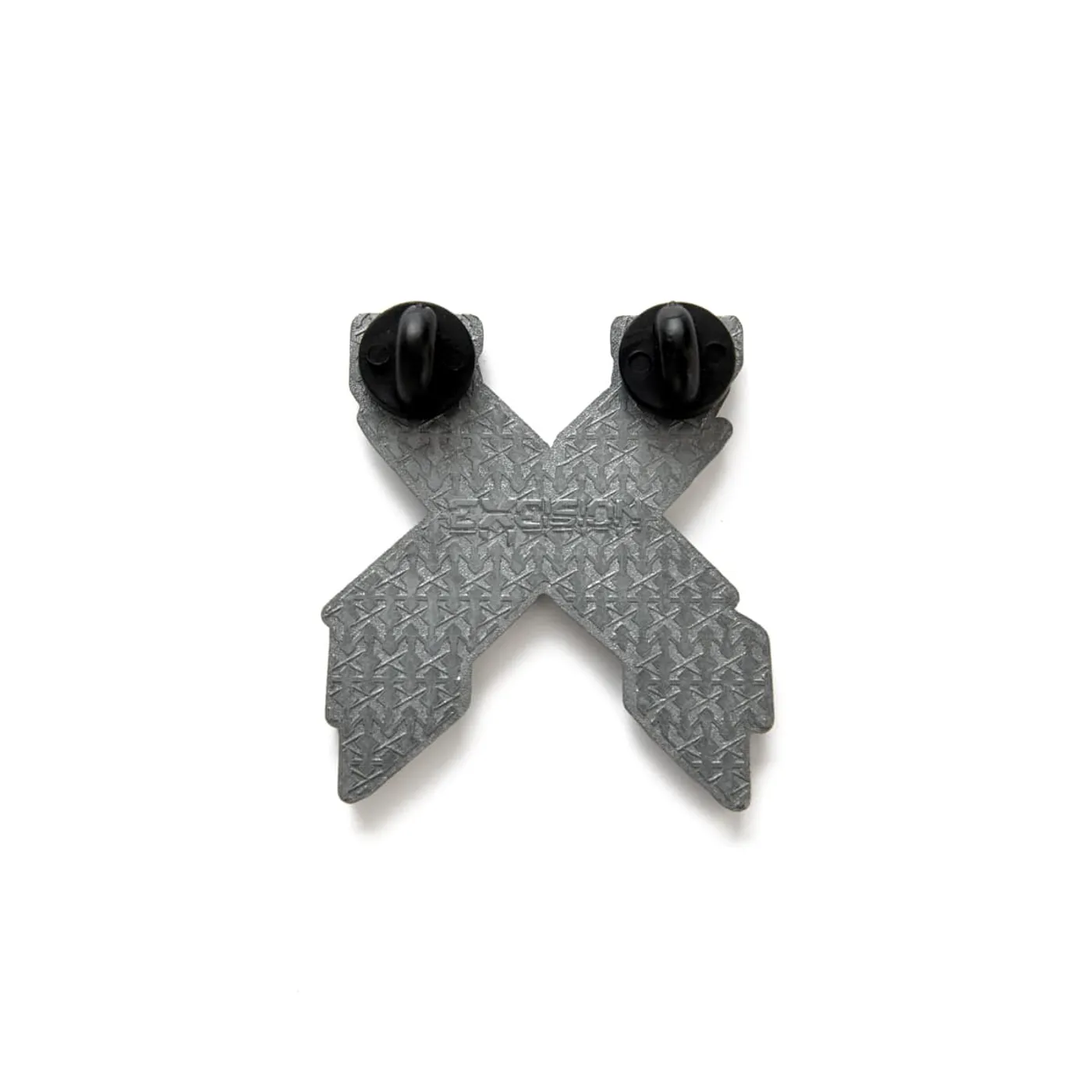 Excision 'Mech' Logo Pin - Antique Silver