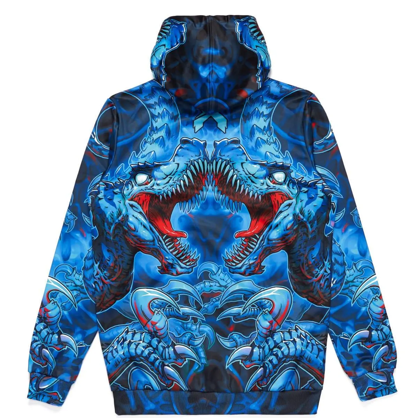 Excision 'Raptor Attack' Dye Sub Hoodie - Blue