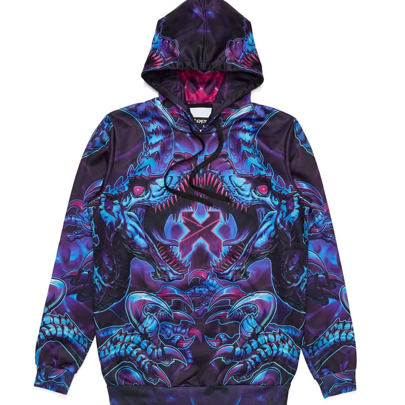 Excision 'Raptor Attack' Dye Sub Hoodie - Nebula