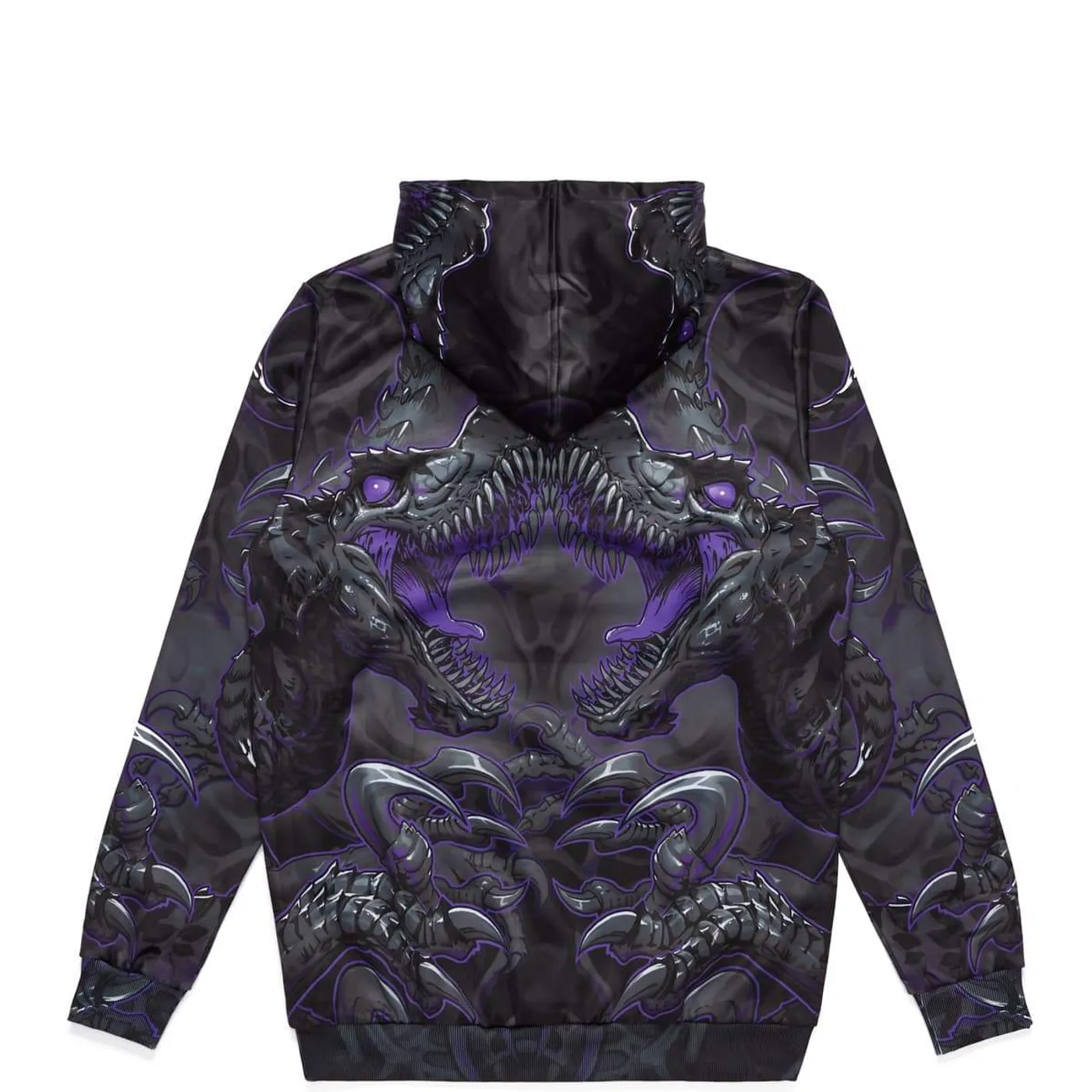 Excision 'Raptor Attack' Dye Sub Hoodie - Purple