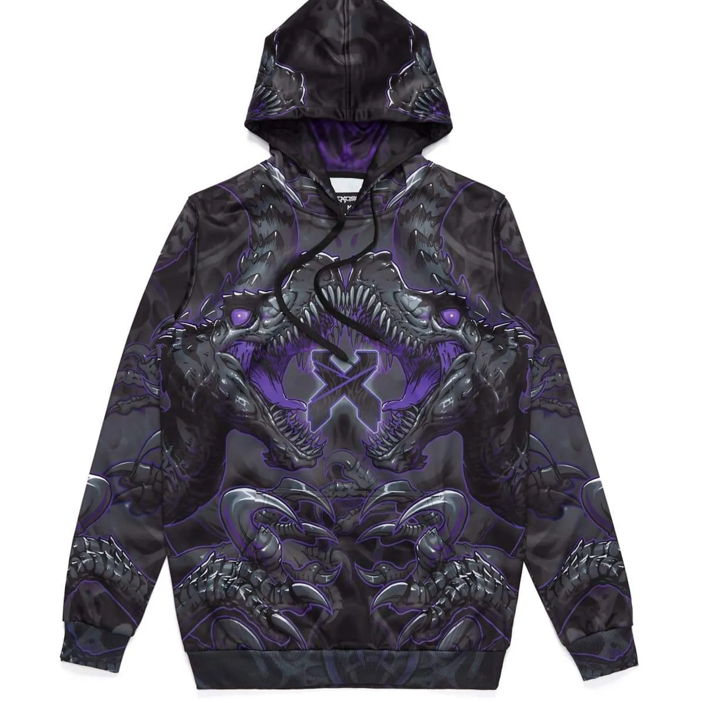 Excision 'Raptor Attack' Dye Sub Hoodie - Purple