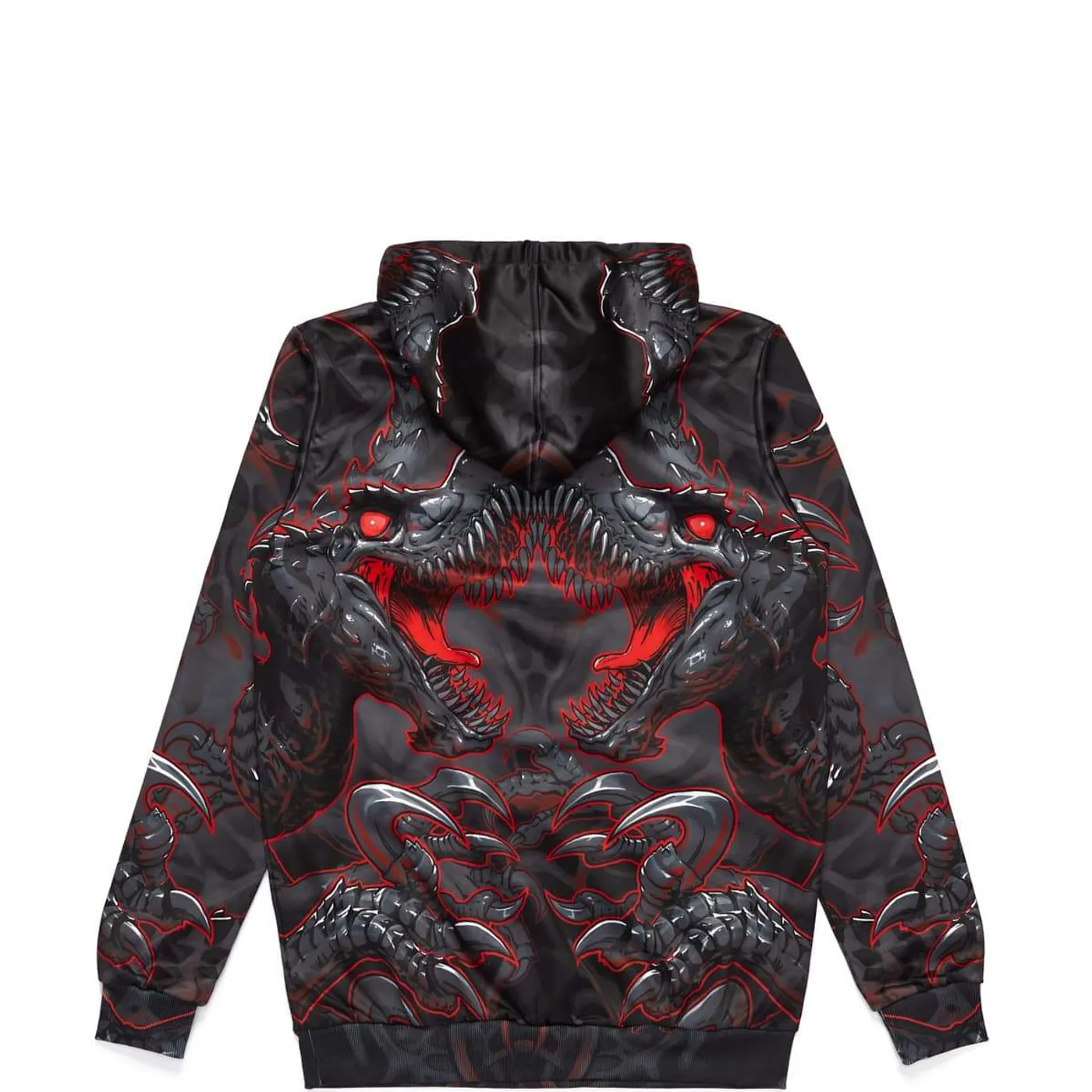 Excision 'Raptor Attack' Dye Sub Hoodie - Red