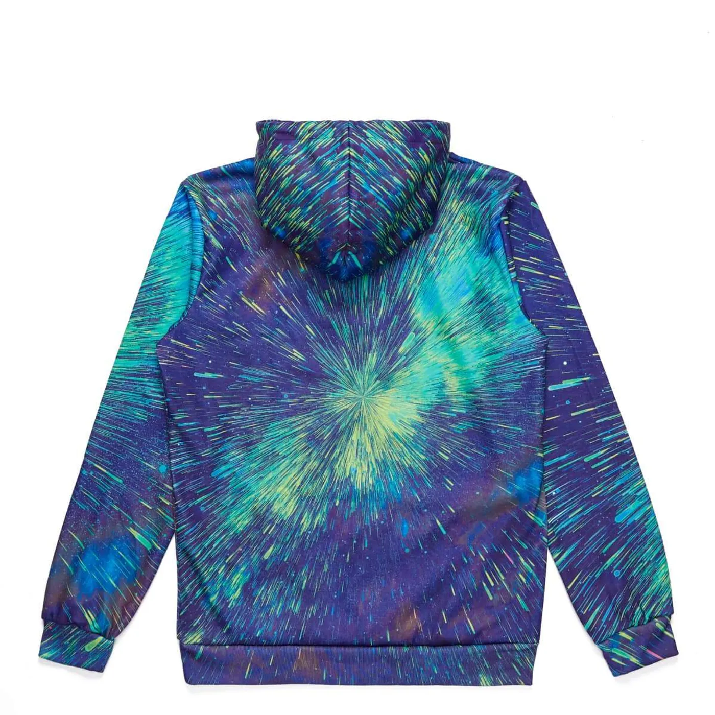 Excision 'Stardust' Dye Sub Hoodie - Green/Blue