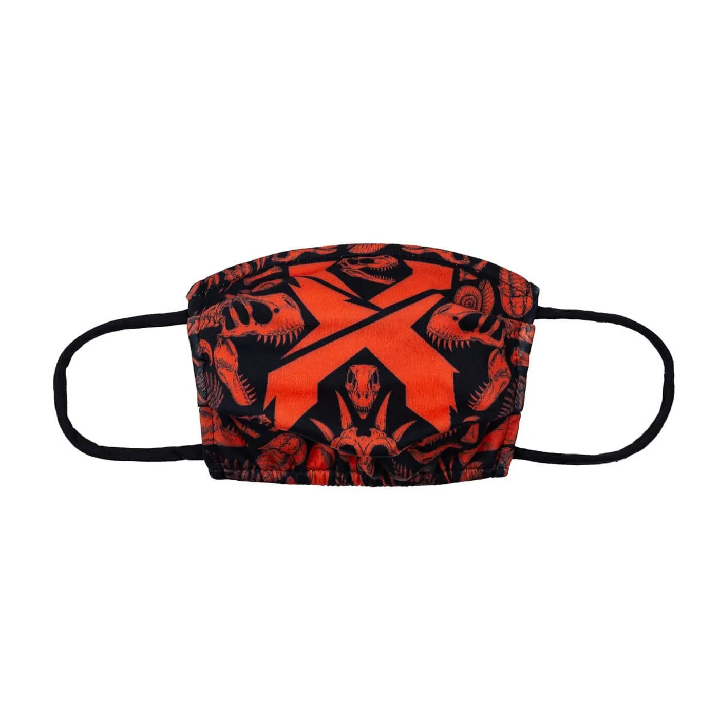 Excision 'Fossil Rex' Face Mask - Red/Black