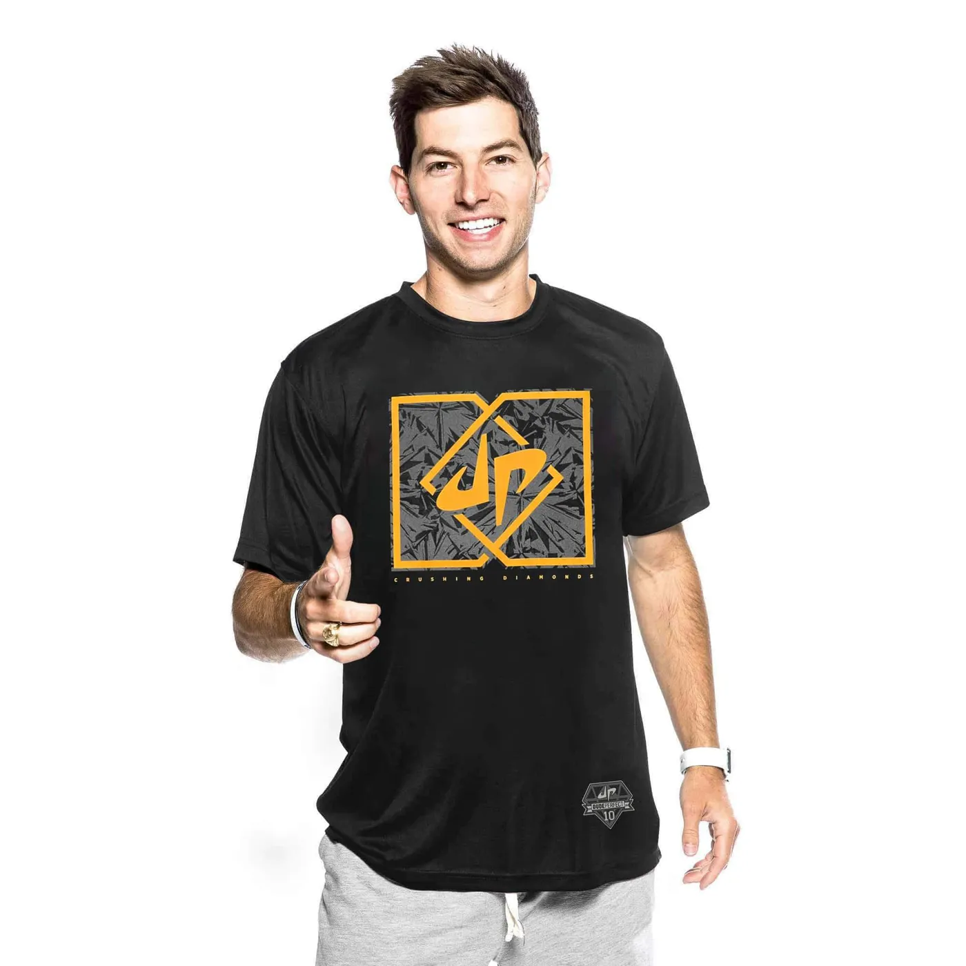Dude Perfect Crushing Diamonds 4 Reflective Performance Tee