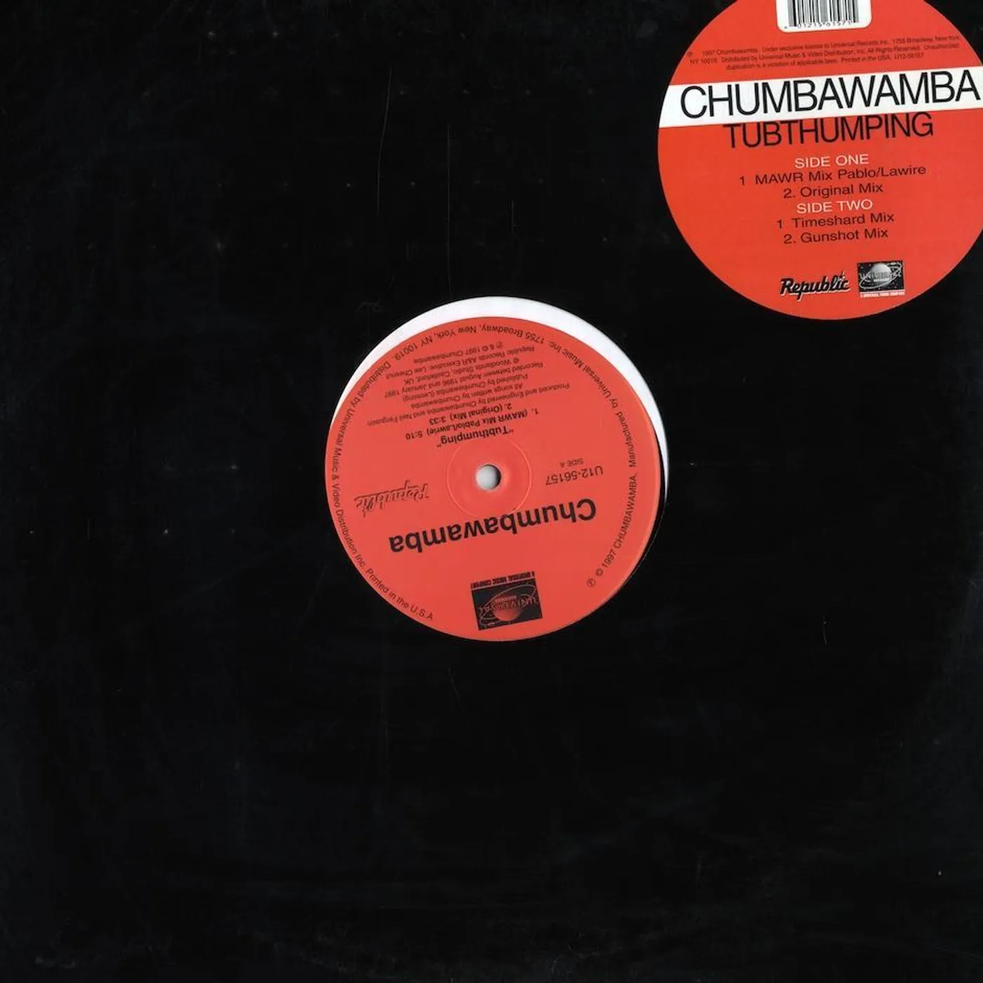 Chumbawamba - Tubthumping (Single) [12" Vinyl]