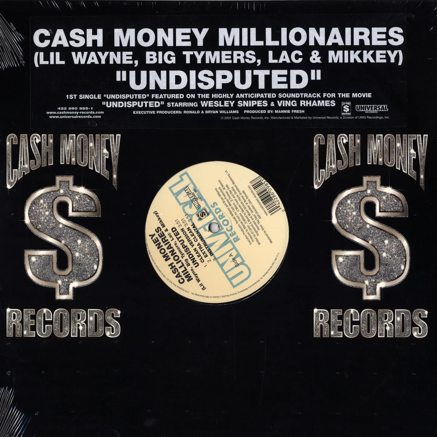 Cash Money Millionaires - Undisputed (Single) (Vinyl)
