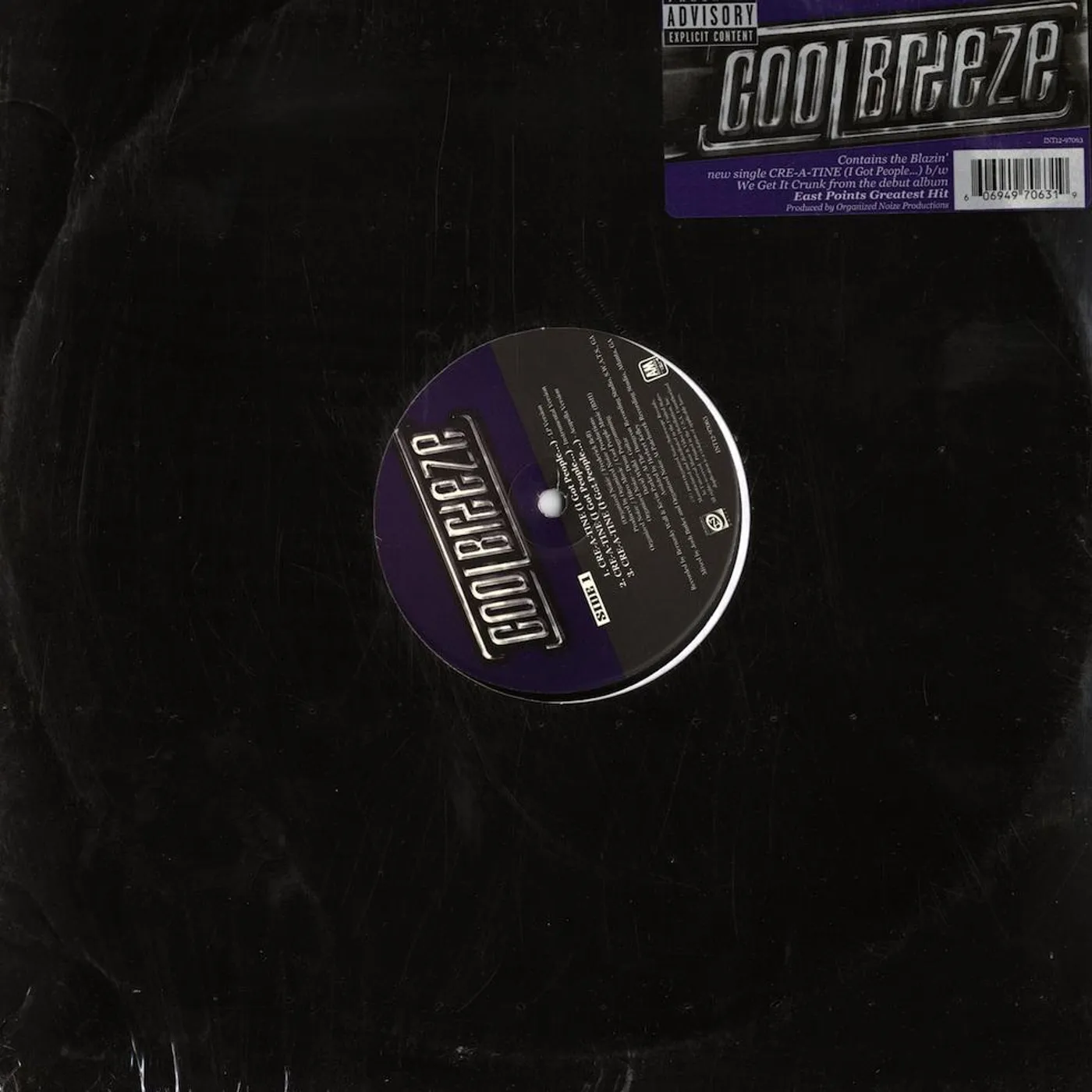 Cool Breeze - Cre-A-Tine/We Get It Crunk (Vinyl)