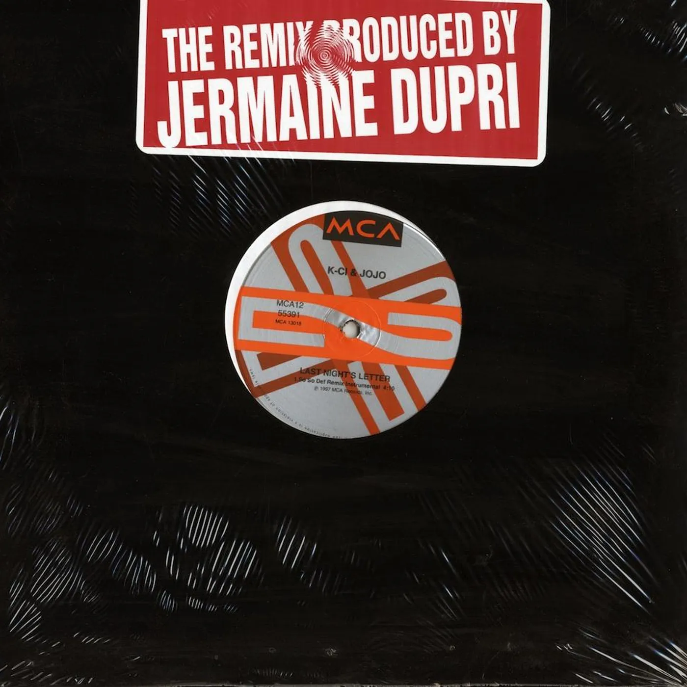 Jermain Dupri   Jermaine Dupri - Last Night's Letter (Remix) (Vinyl)