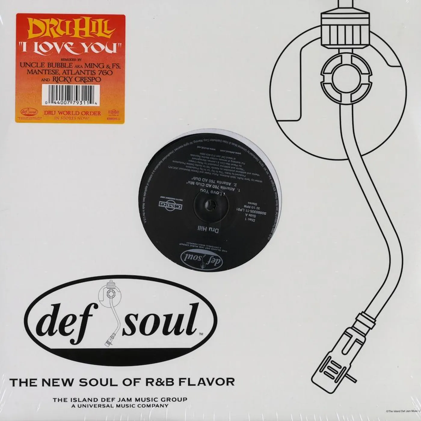 Dru Hill - I Love You (Remixes) (Vinyl)