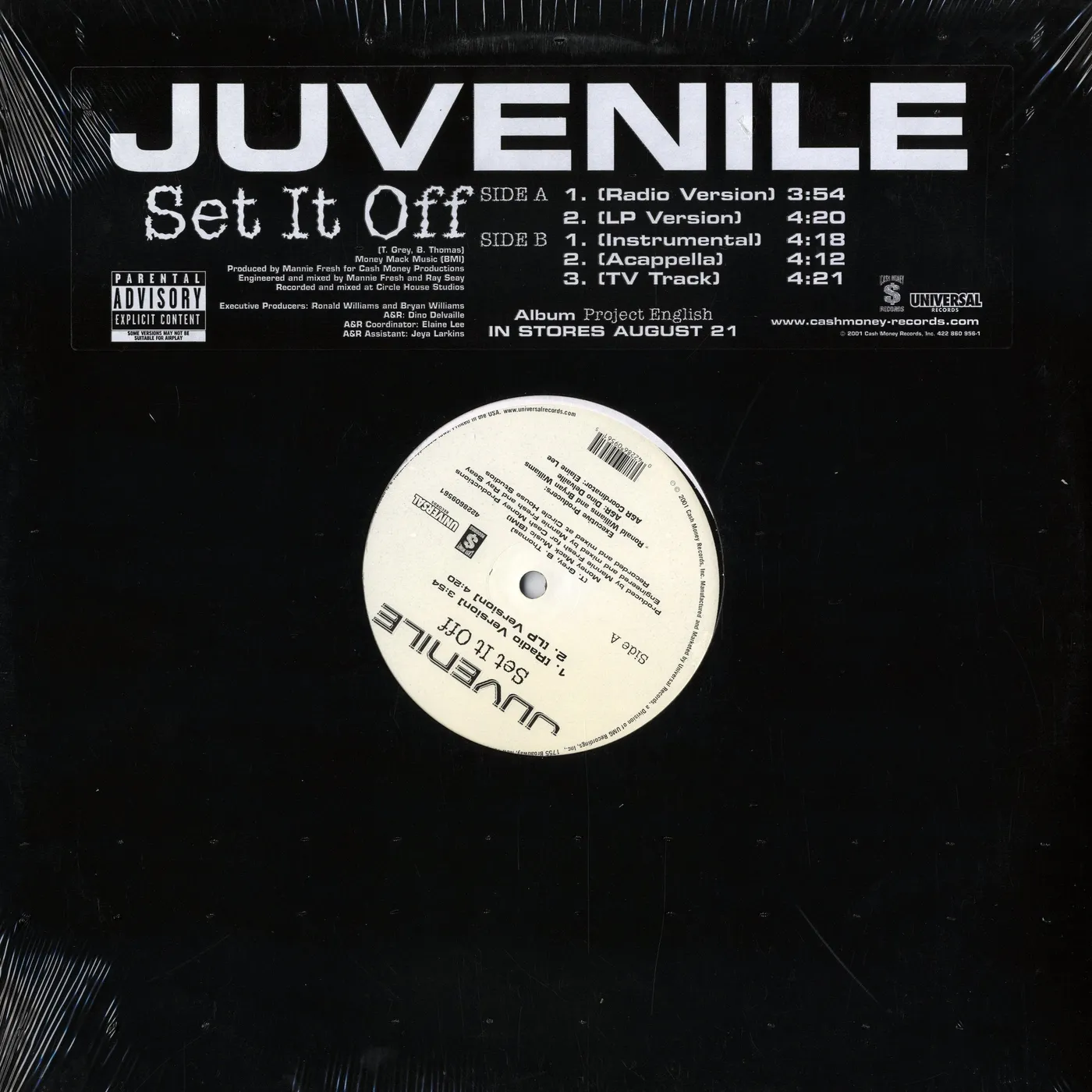 Juvenile - Set It Off (Single) (Vinyl)