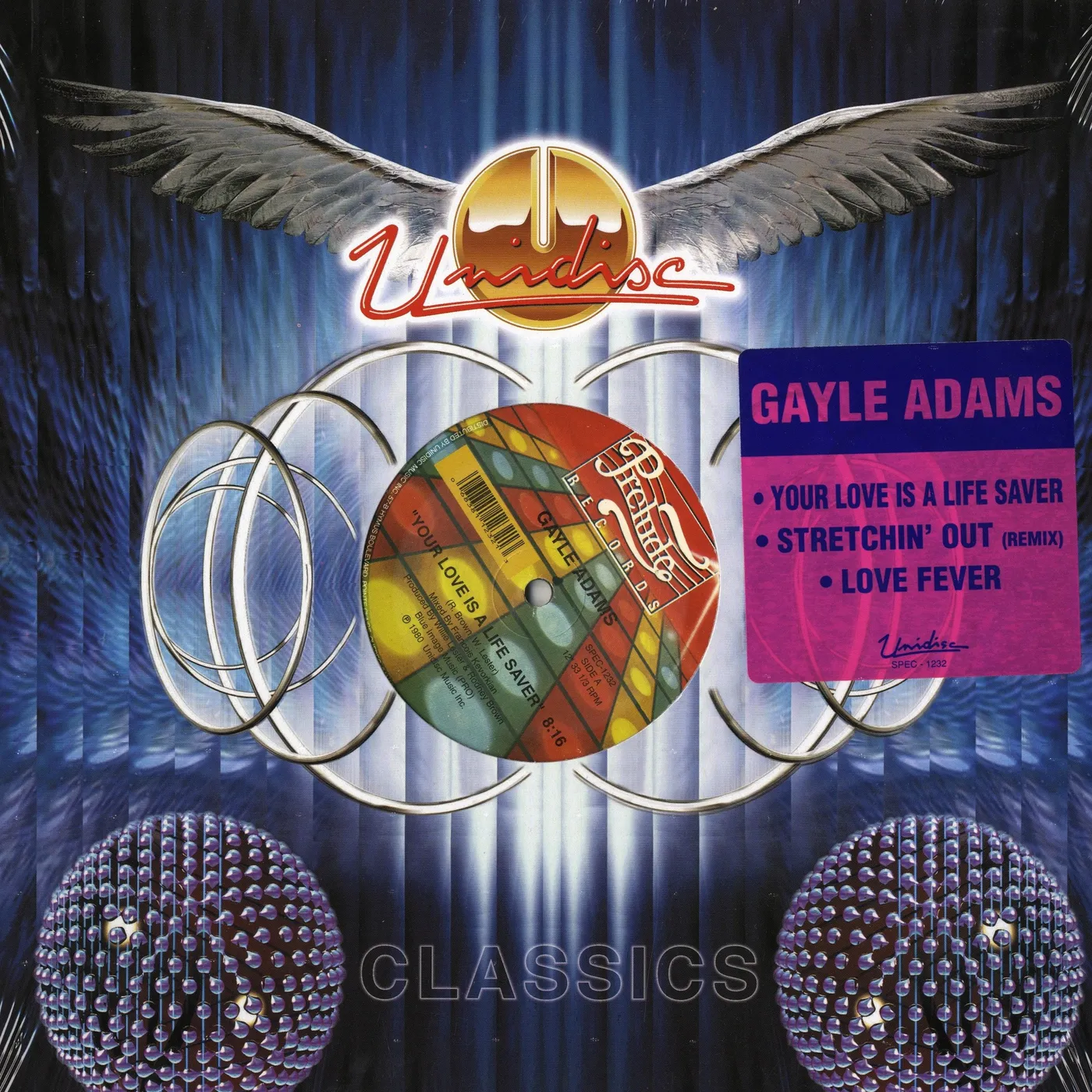 Gayle Adams - Your Love Is A Life Saver/Stretchin' Out & Love Fever (12" Vinyl)