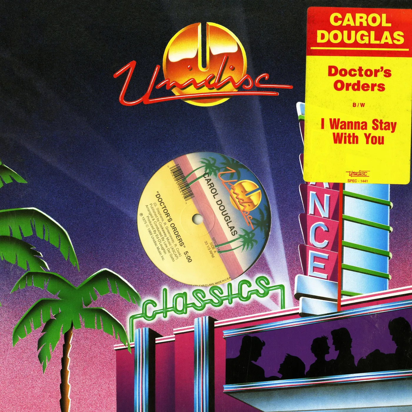 Carol Douglas - Doctor's Orders/I Wanna Stay With You (Vinyl)