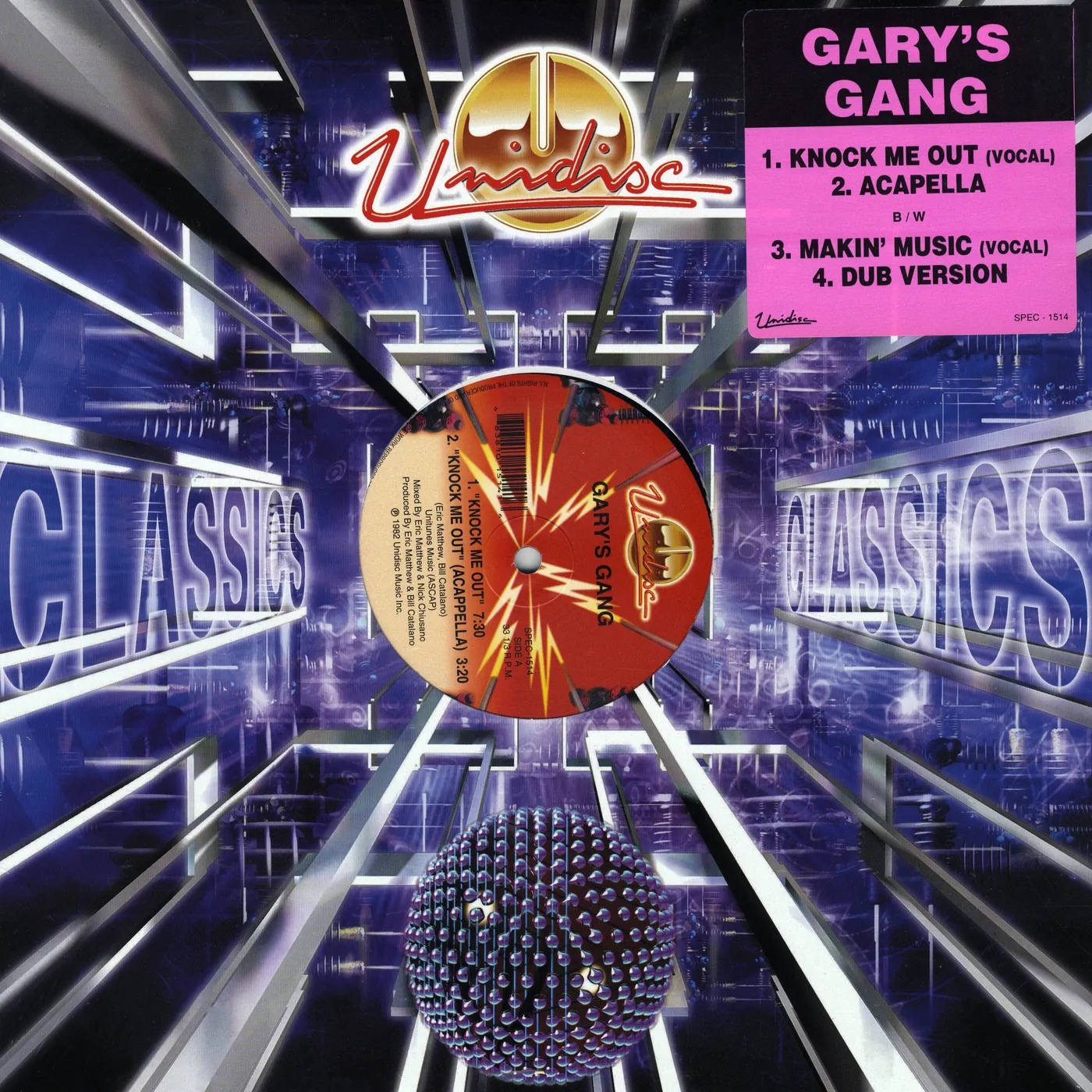 Gary's Gang - Knock Me Out/Makin' Music (Vinyl)