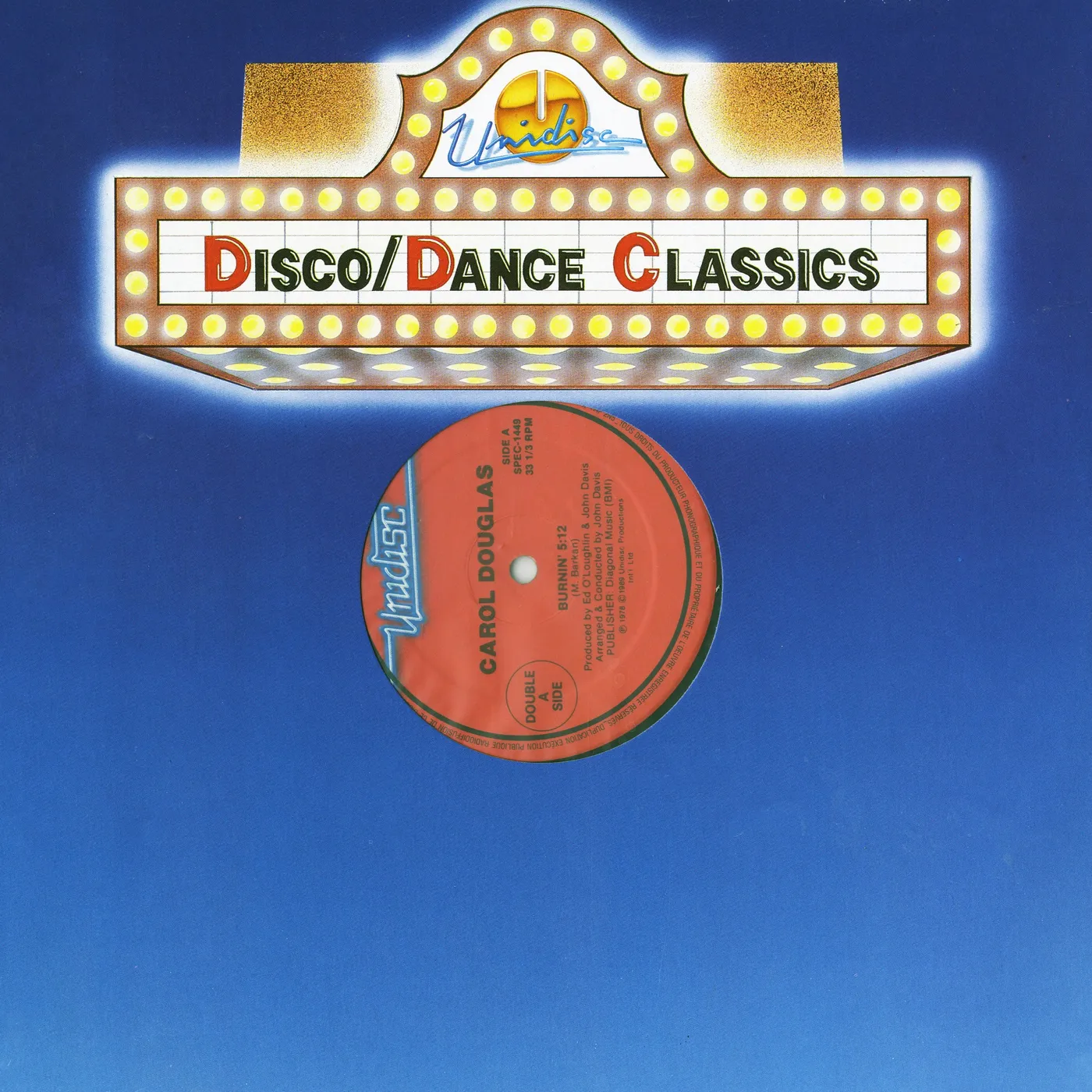 Carol Douglas - Burning/Night Fever (Vinyl)