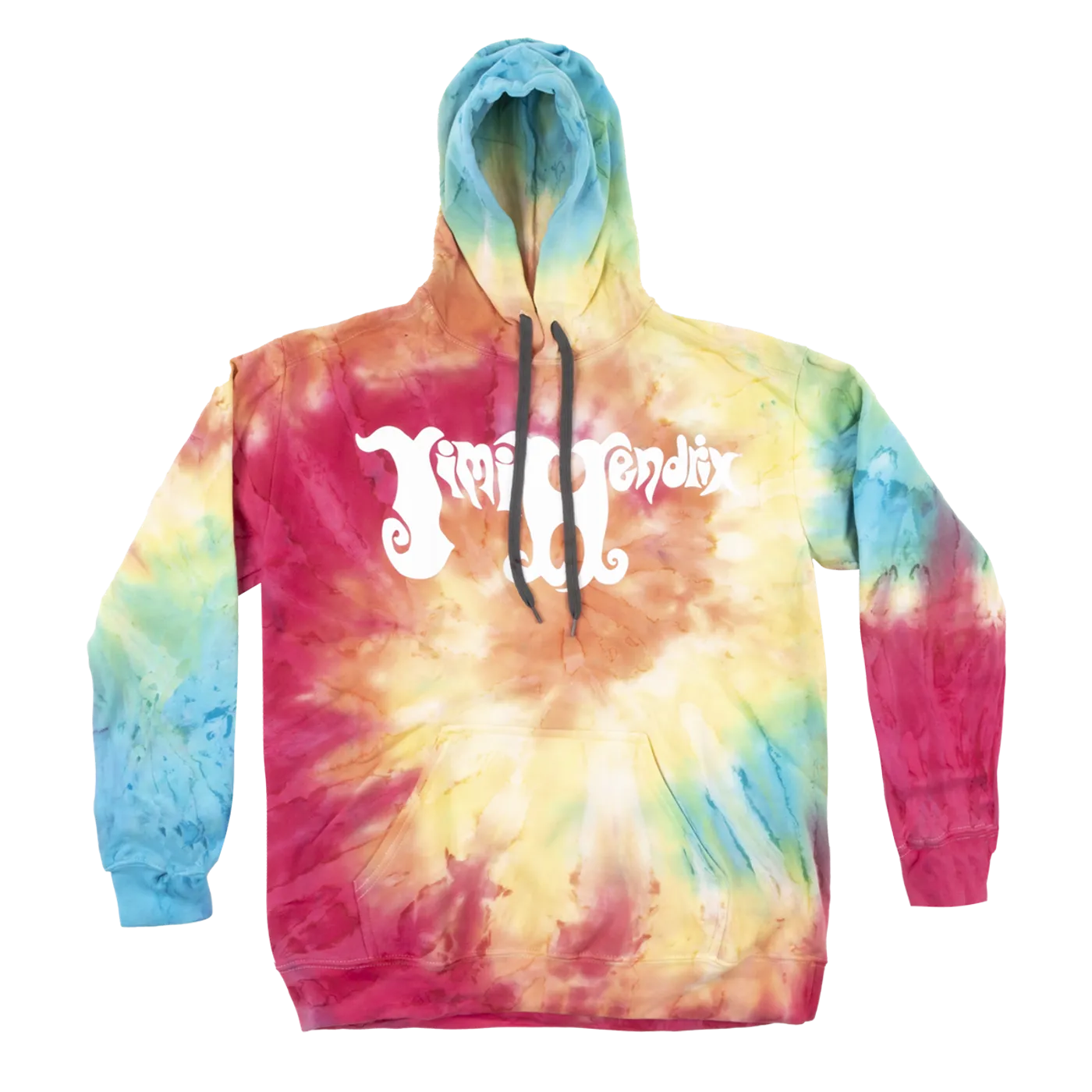 Jimi Hendrix Authentic Tie-Dye Swirl Hoodie