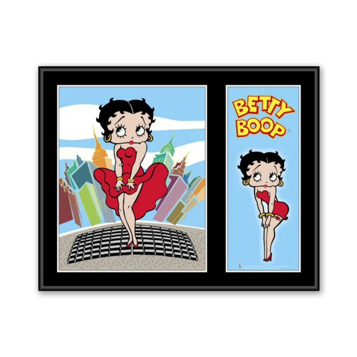 Betty Boop In The City 12x15" Wall Plaque