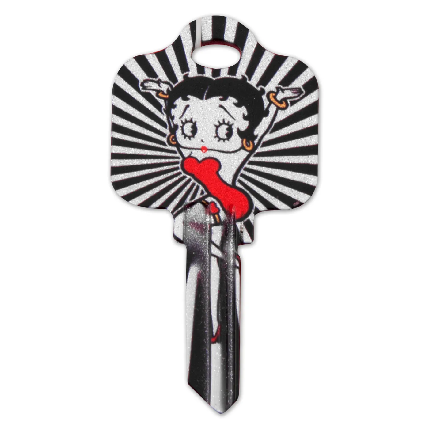Betty Boop Glitter Schlage House Key