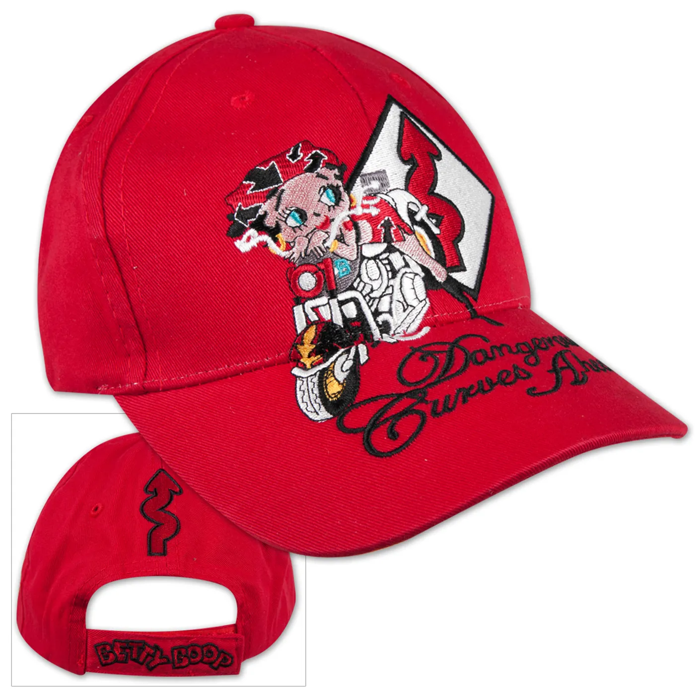 Betty Boop Dangerous Curves Adjustable Cap