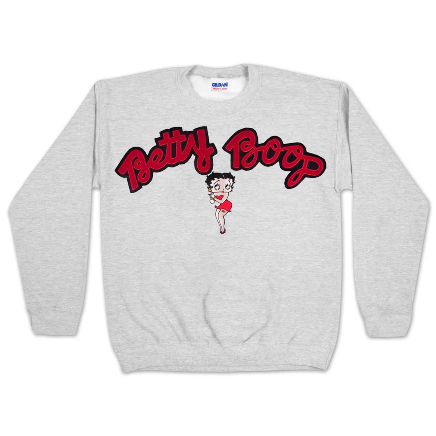 Betty Boop Classic Applique Sweatshirt