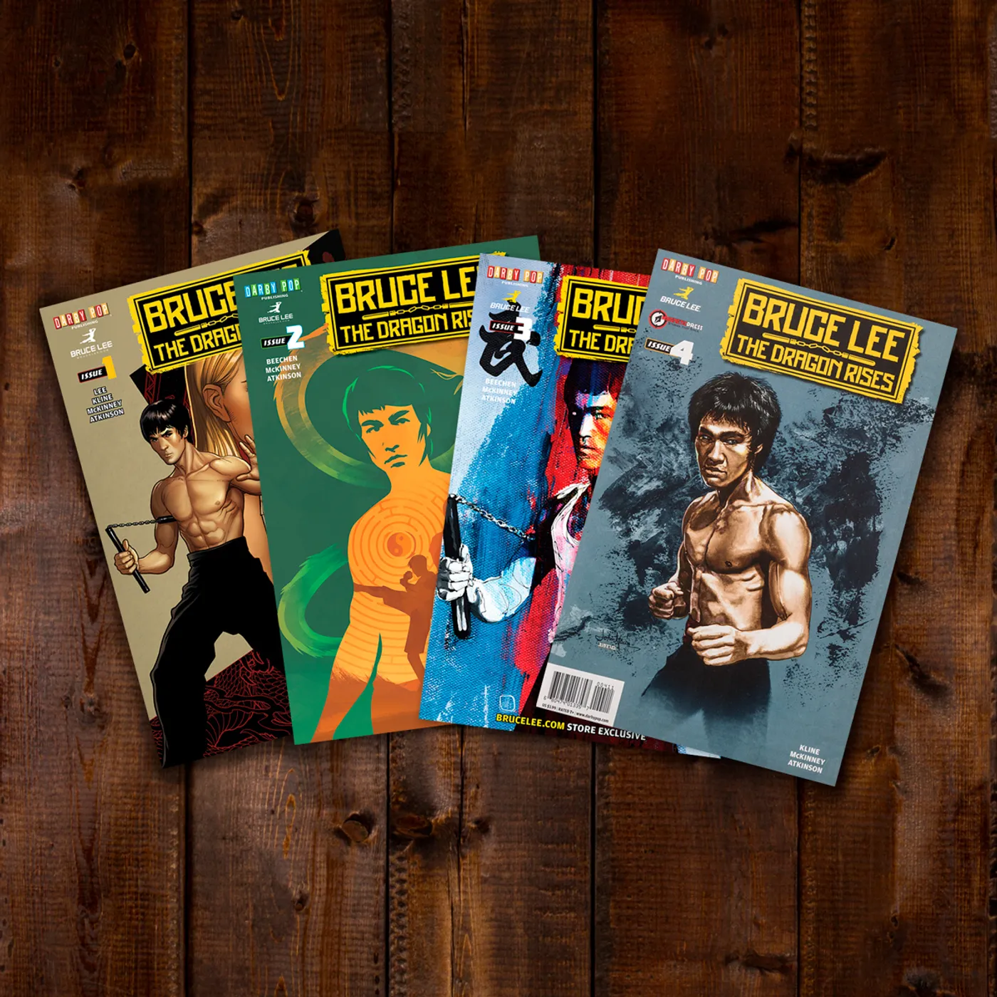 Bruce Lee: The Dragon Rises Issues 1-4 Bundle #2