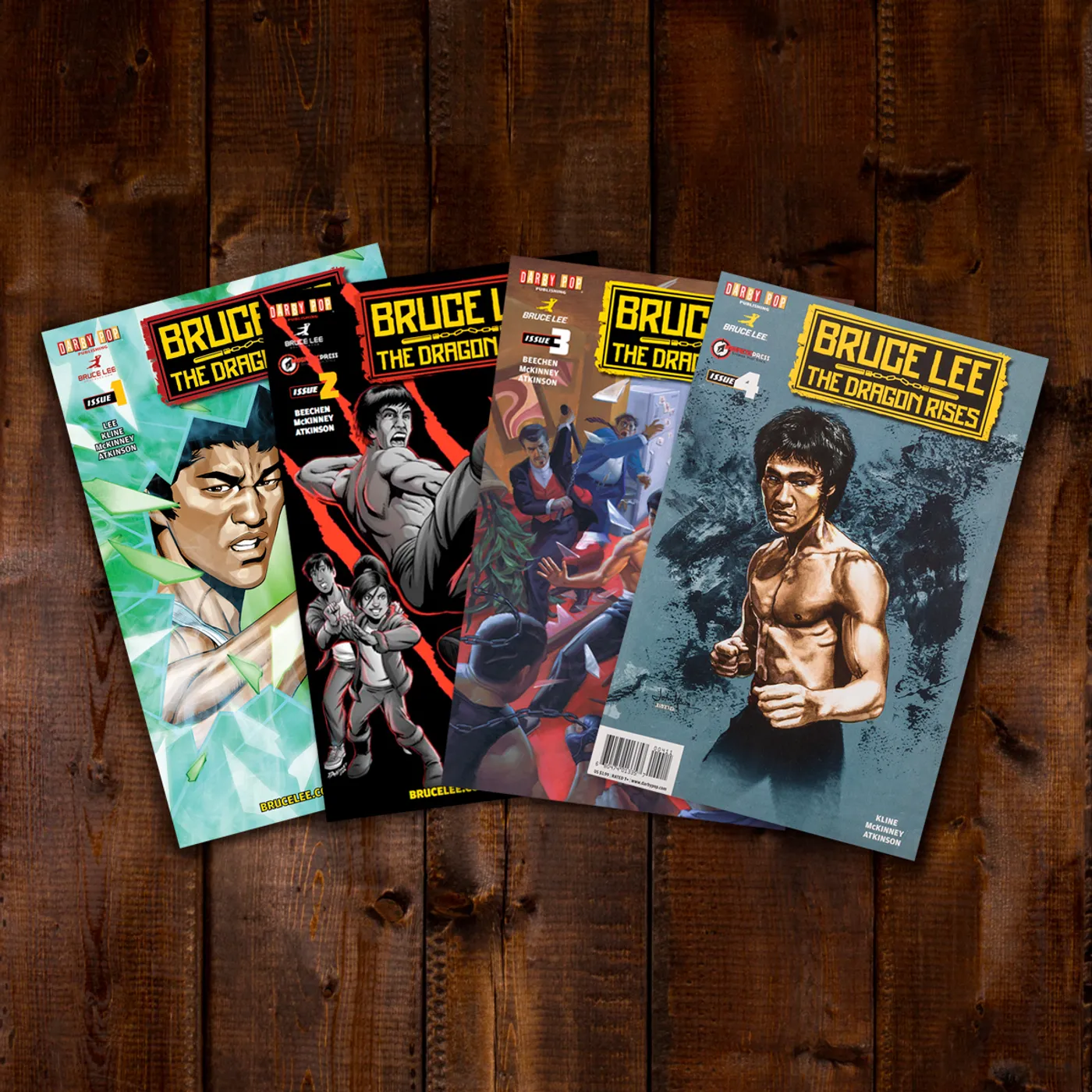 Bruce Lee: The Dragon Rises Issues 1-4 Bundle #3
