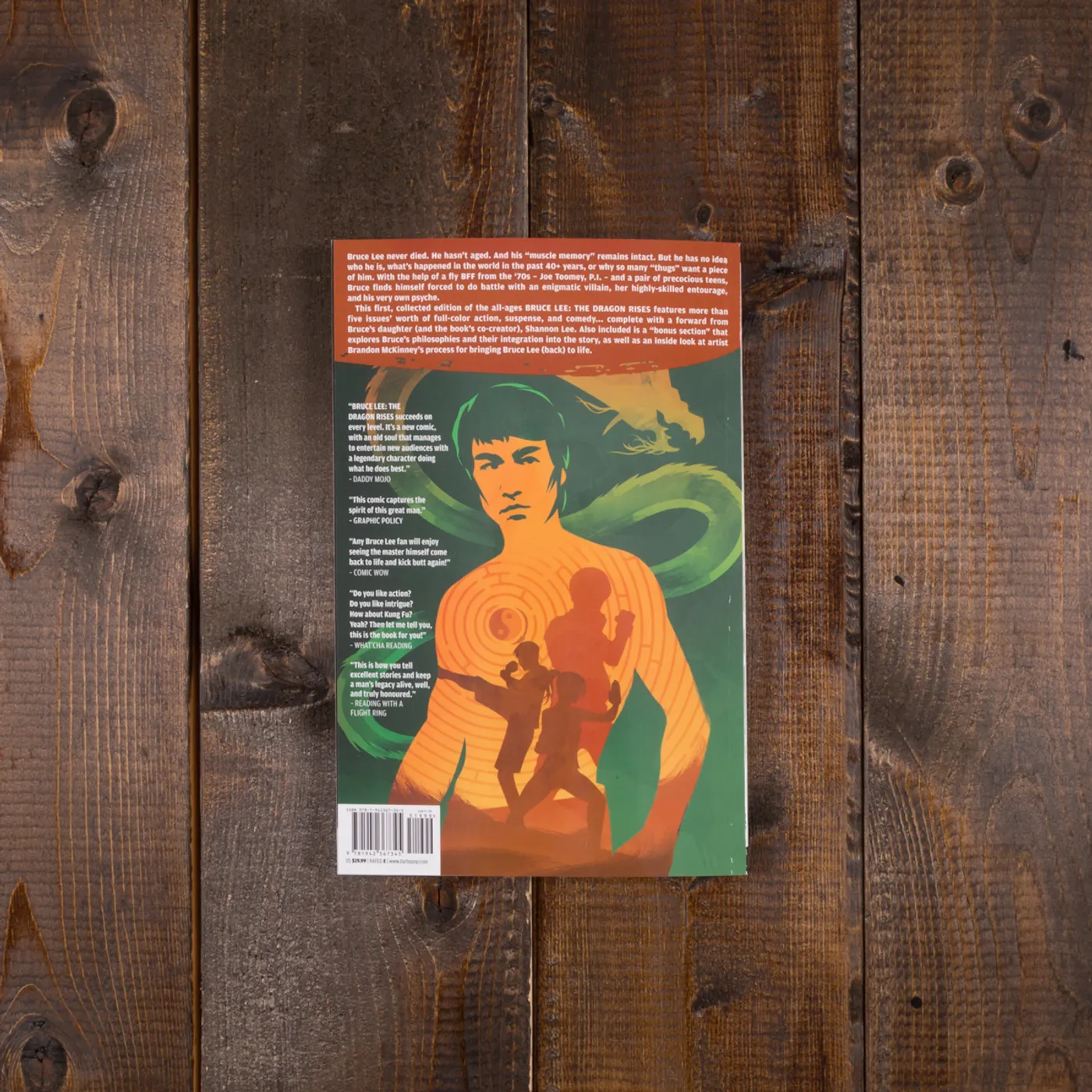 Bruce Lee The Dragon Rises Trade Paperback signed by Shannon Lee