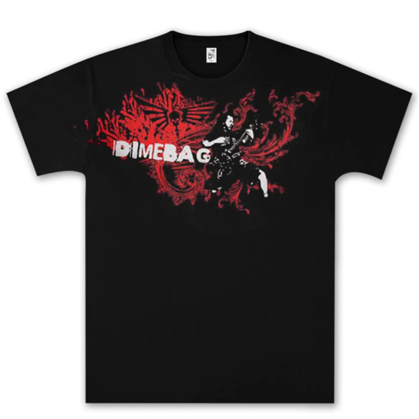 Dimebag Darrell Flourish Flames T- Shirt