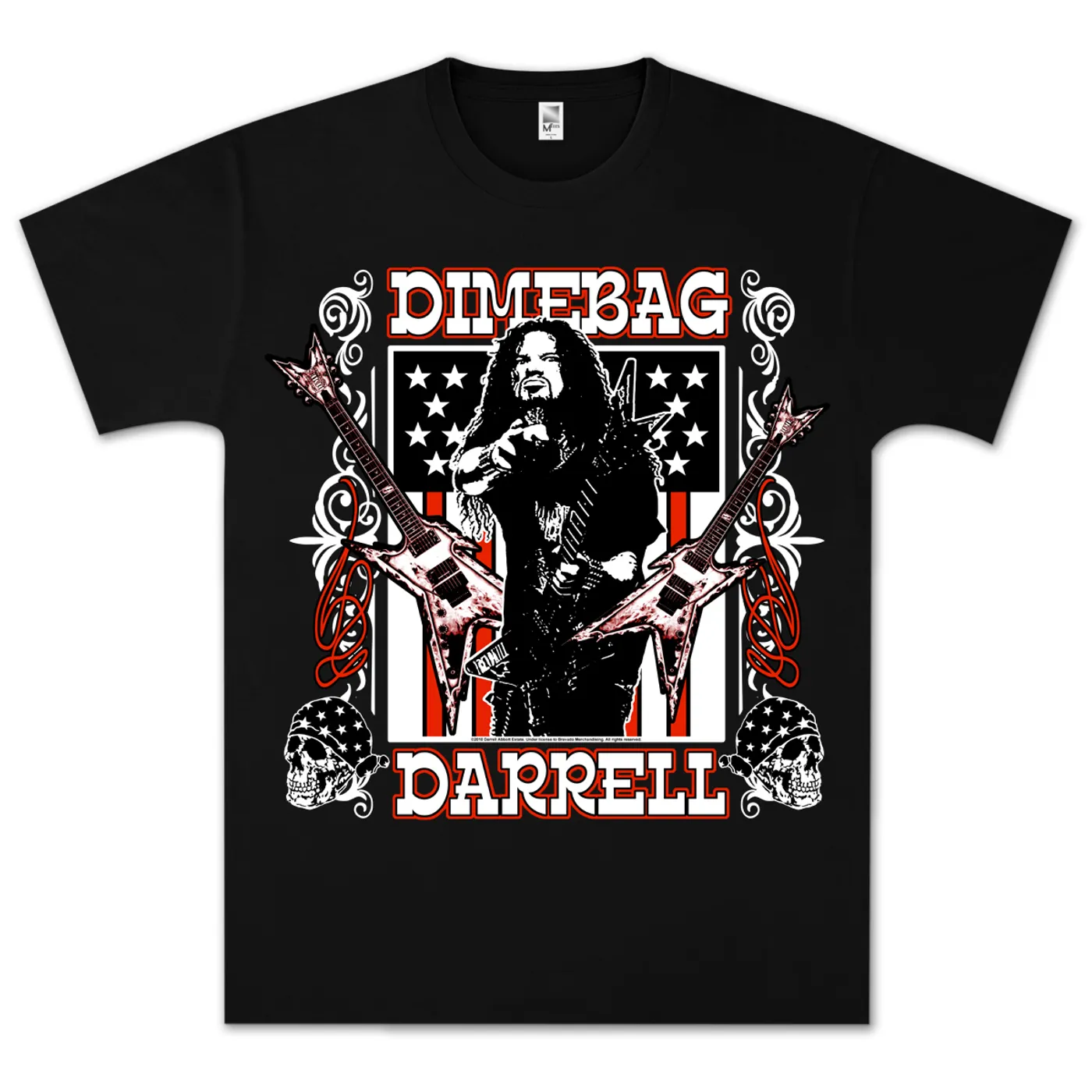 Dimebag Darrell Guitars Flag T-Shirt