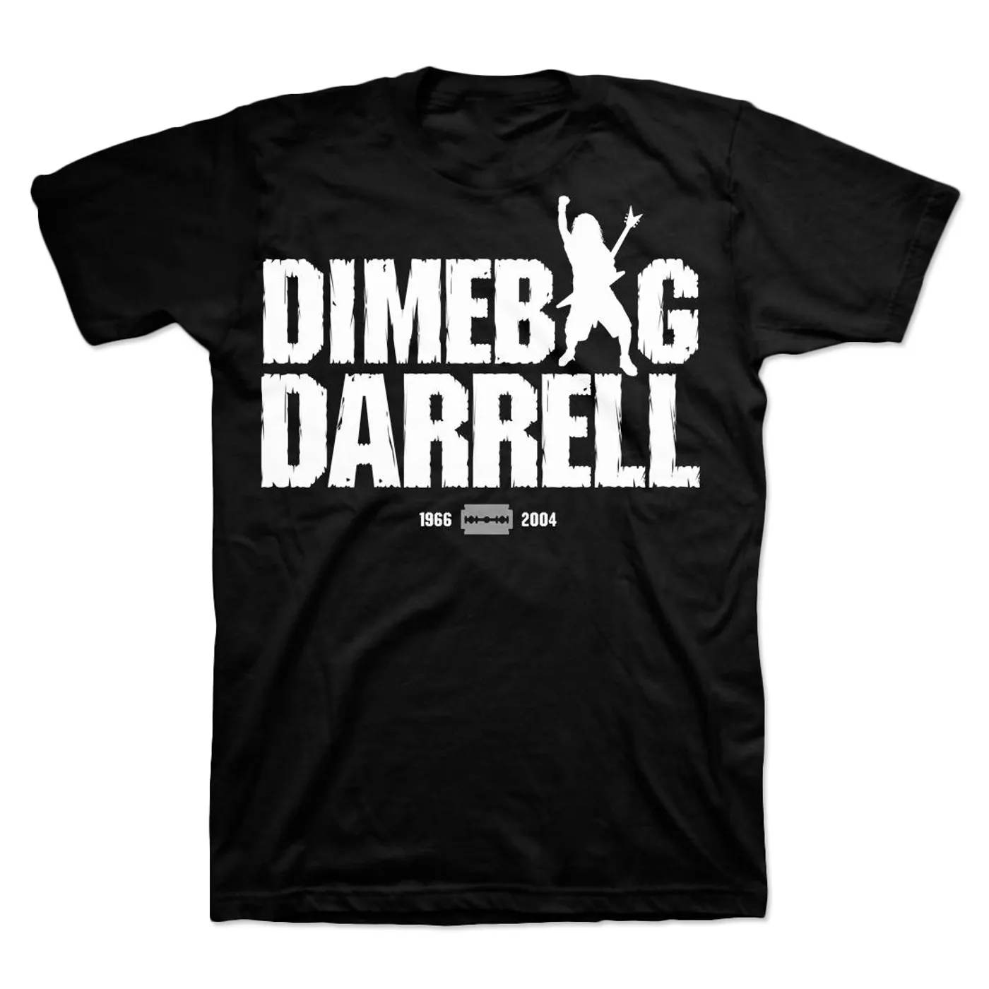 Dimebag Darrell Silhouette Text T-Shirt