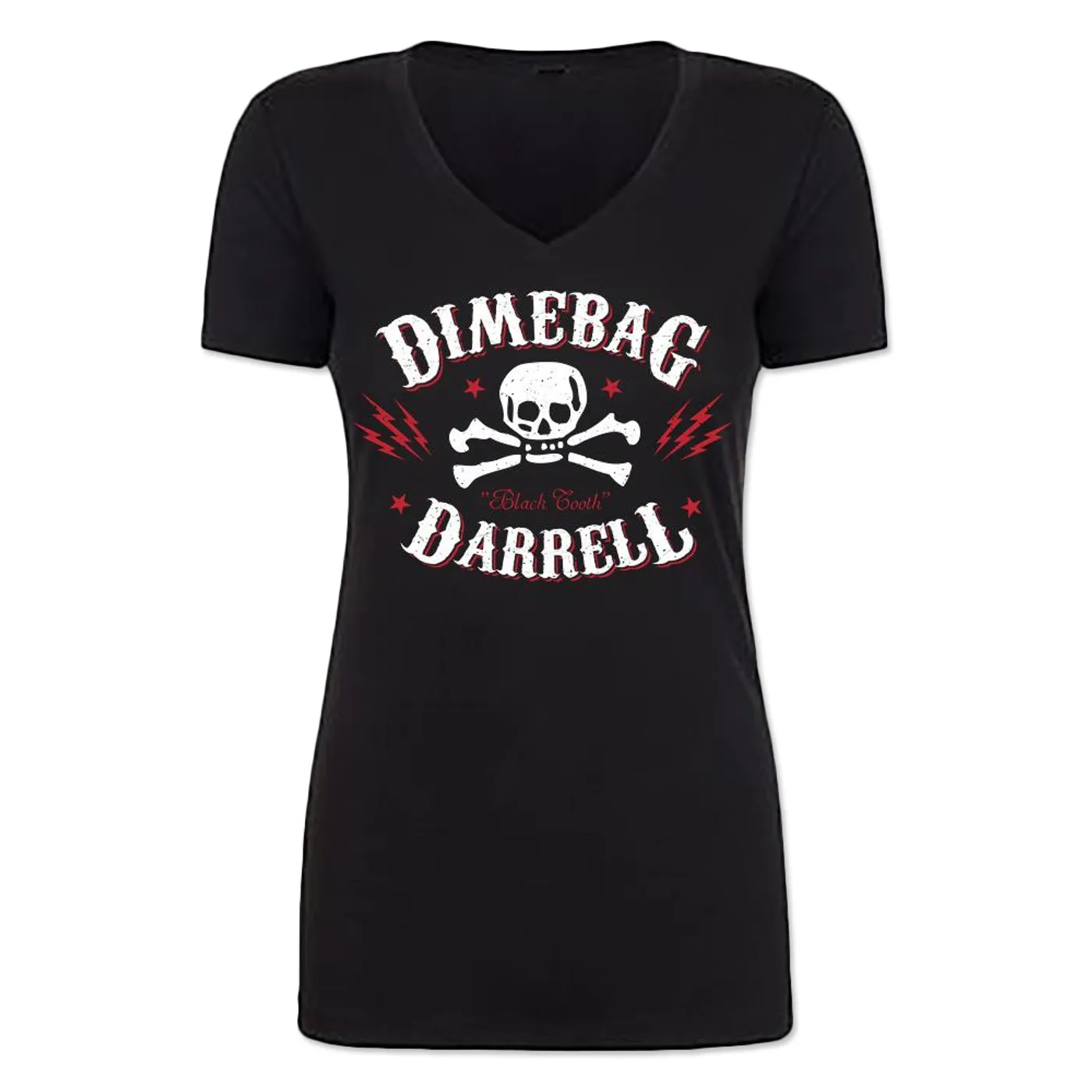 Dimebag Darrell Lightning Skull Junior V-Neck