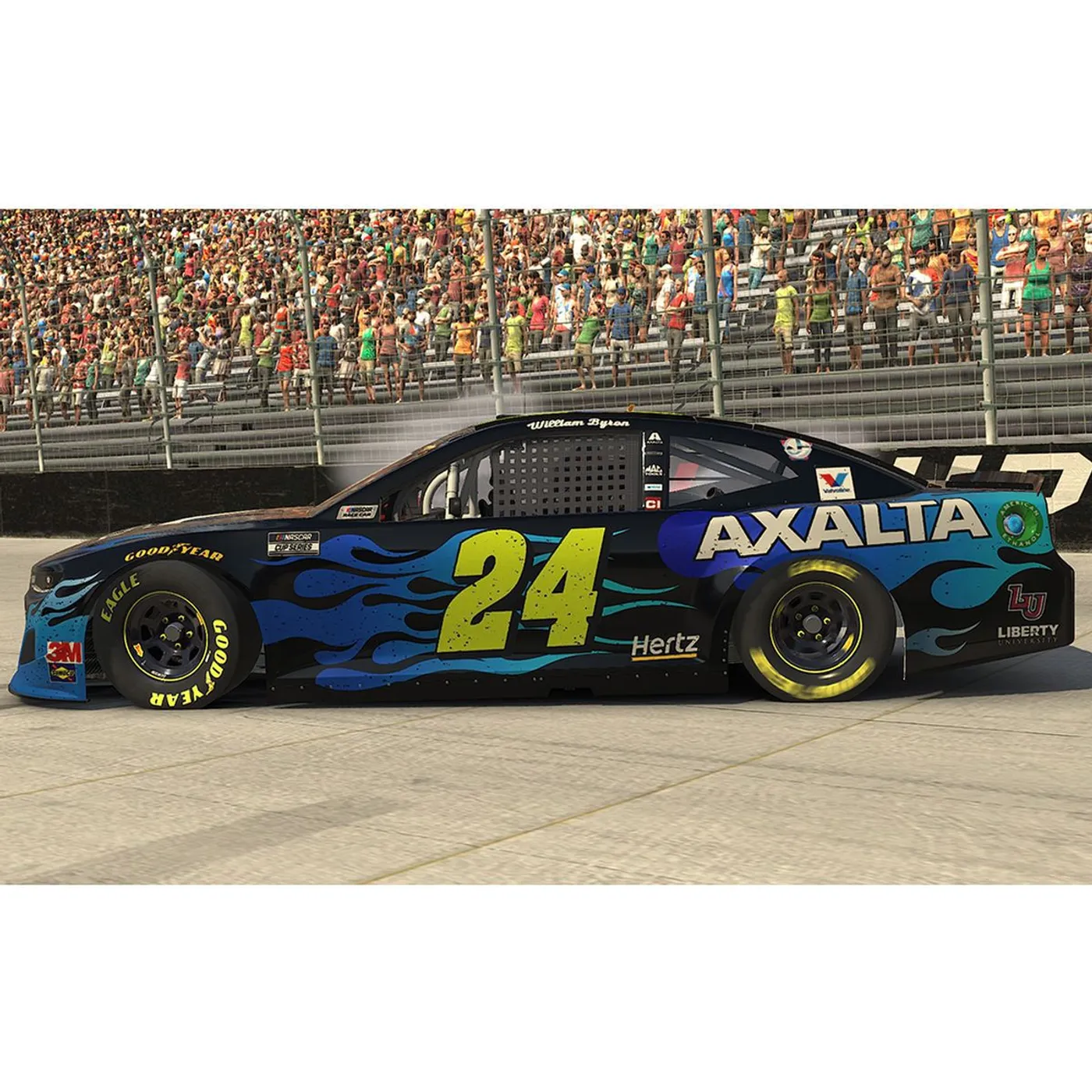 Hendrick Motorsports William Byron #24 2020 Axalta Bristol Motor Speedway iRacing WIN e-NASCAR Elite 1:24 - Die Cast