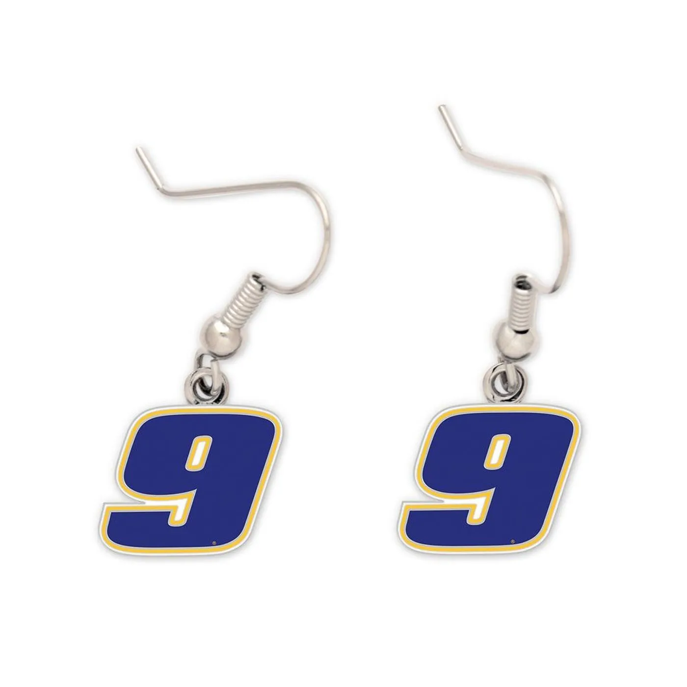 Hendrick Motorsports Chase Elliott #9 Cloisonne Earrings